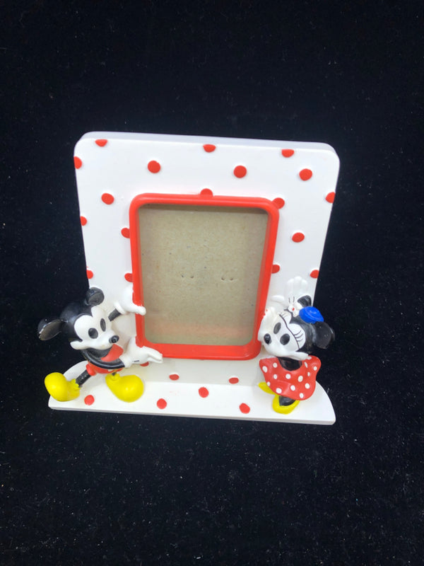 MINNIE & MICKEY MOUSE PICTURE FRAME.