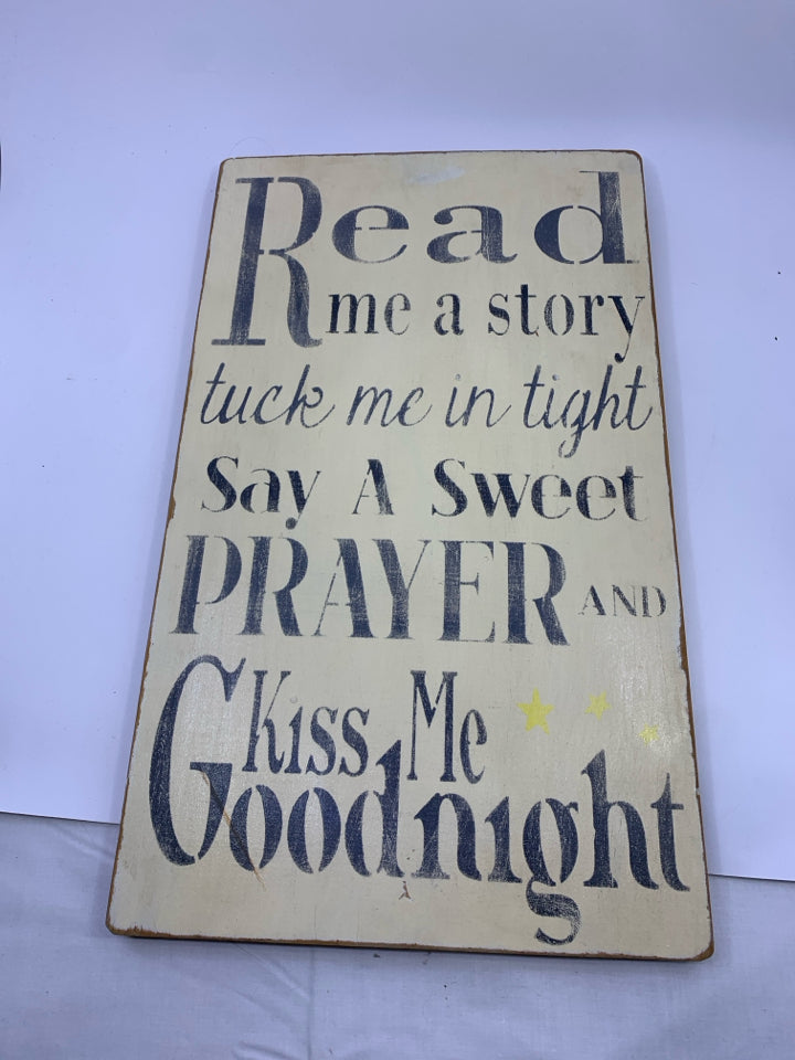 READ ME A STORY WOOD WALL ART.