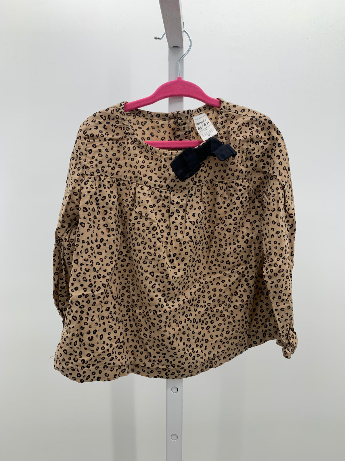 Carters Size 4T Girls Long Sleeve Shirt