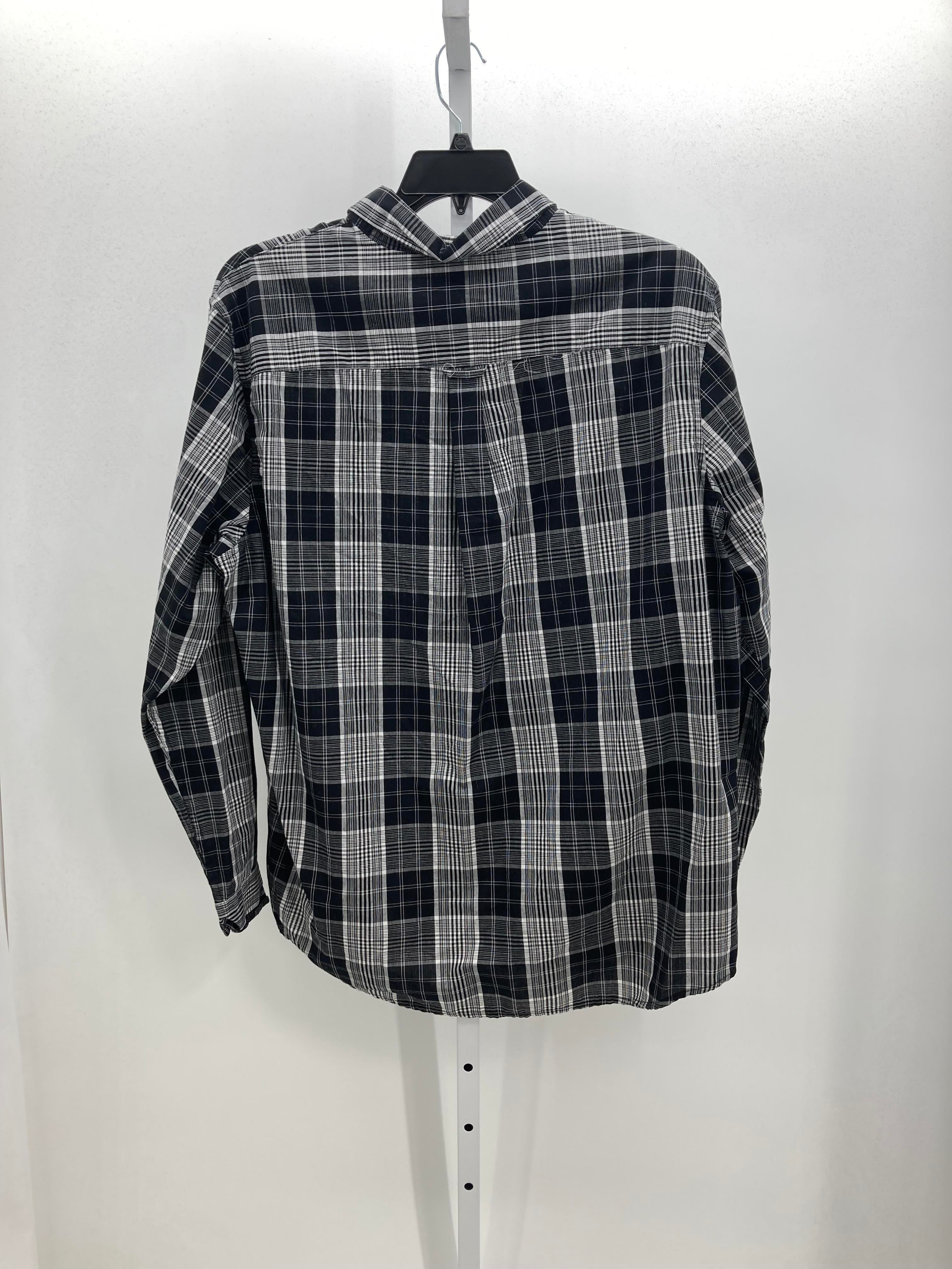 PLAID BTN DOWN