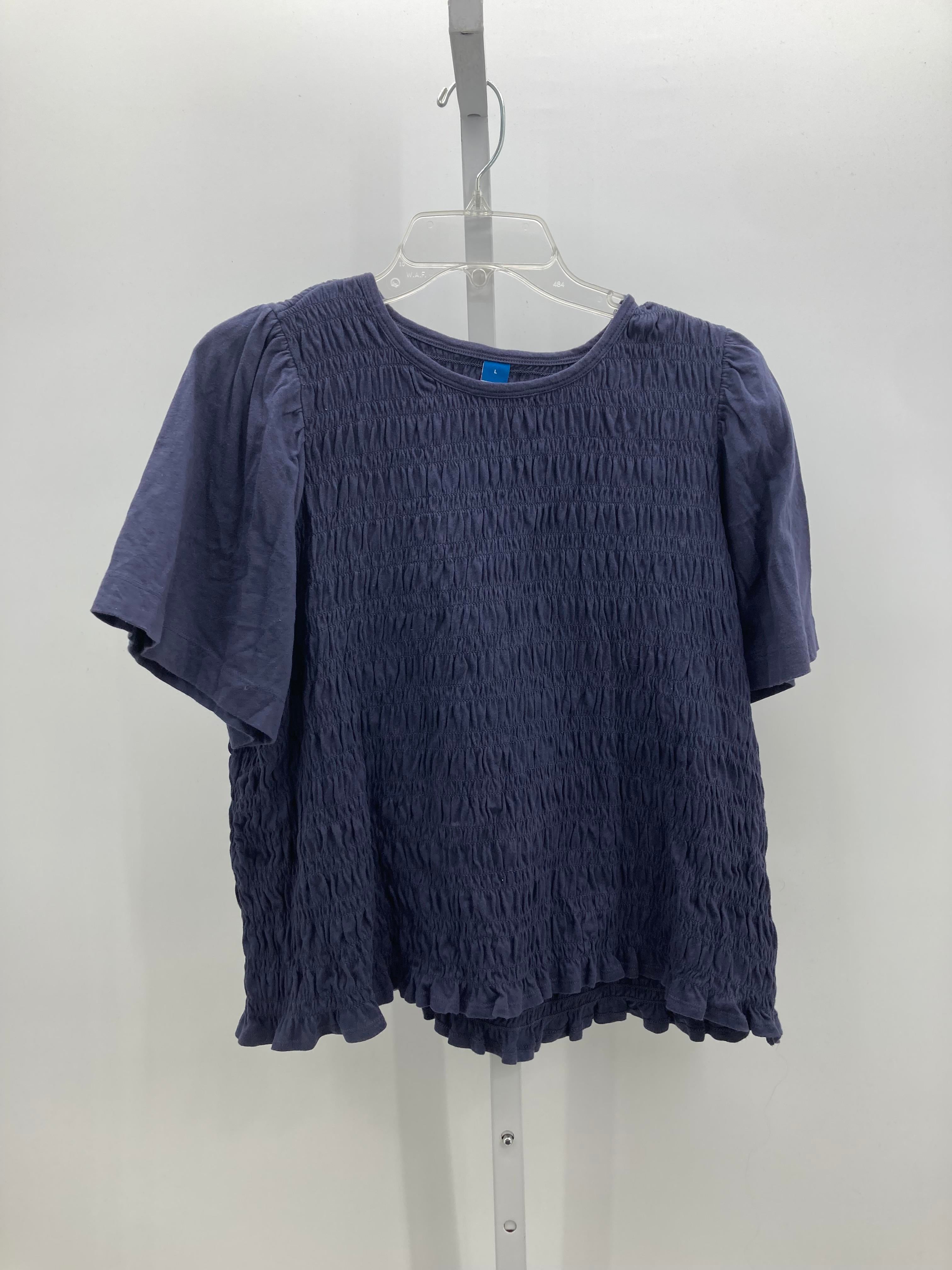 Old Navy Size Large Misses Short Sleeve Shirt