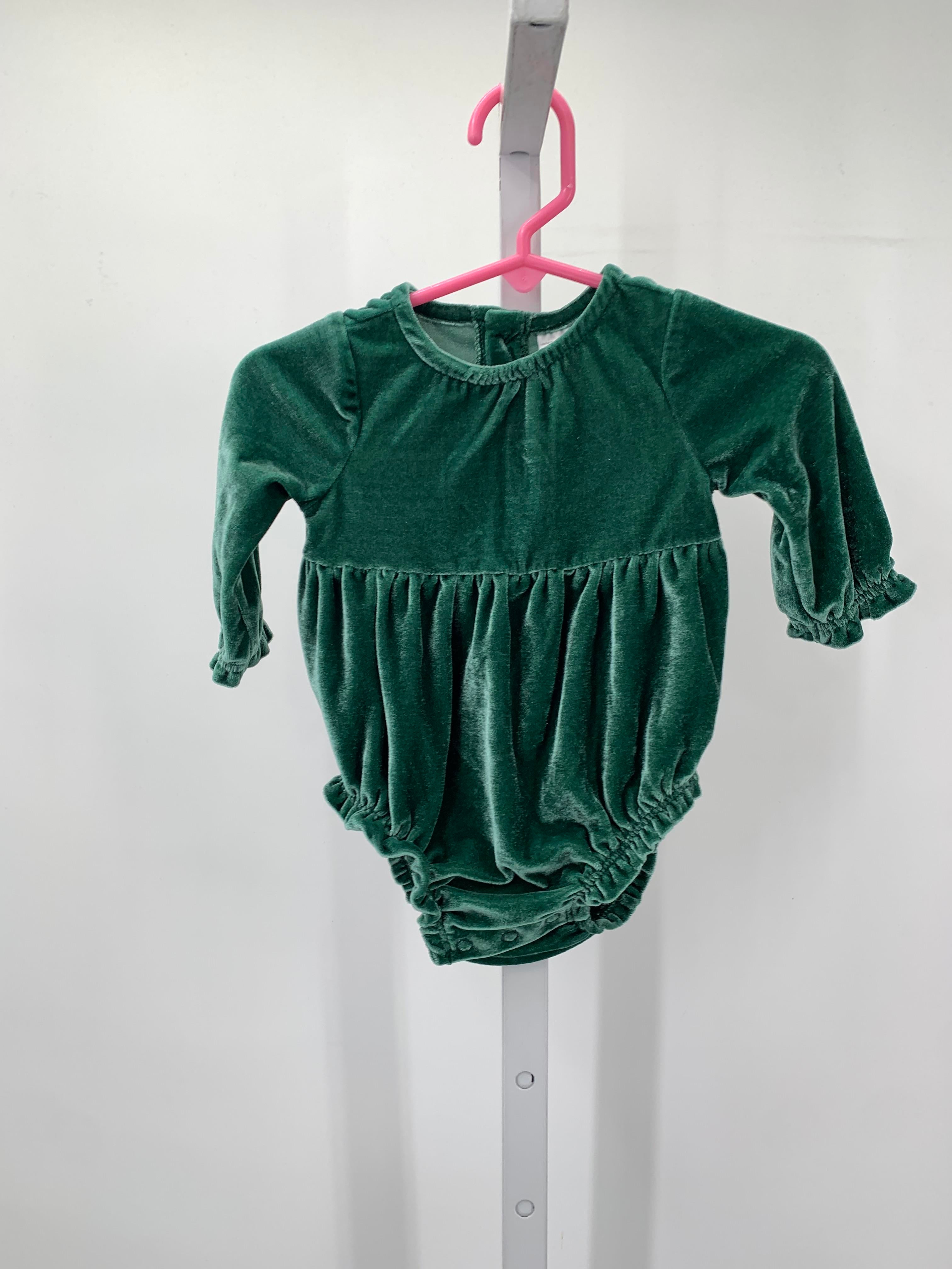 Carters Size 3 Months Girls Long Slv. Romper