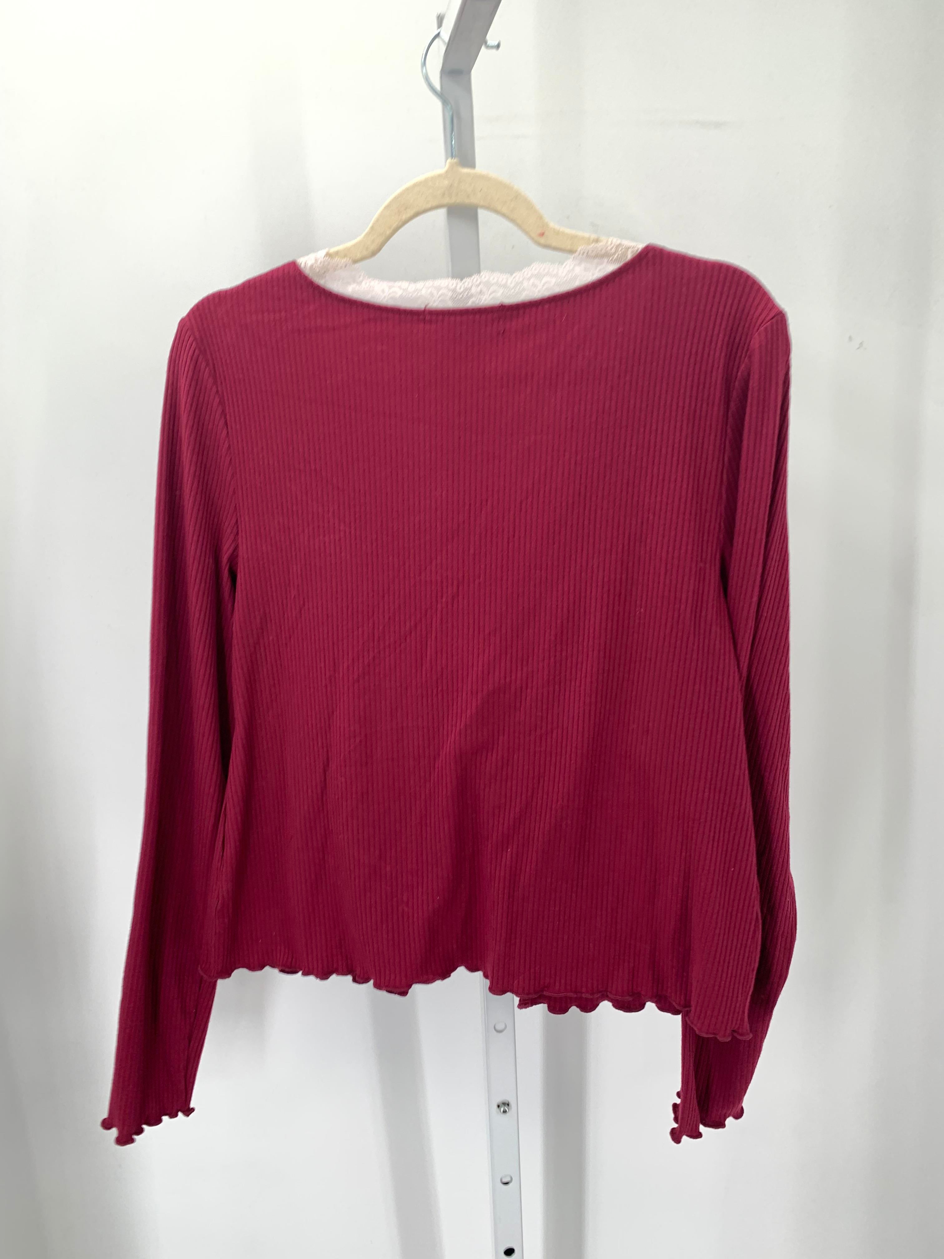 Size Extra Large Juniors Long Sleeve Shirt