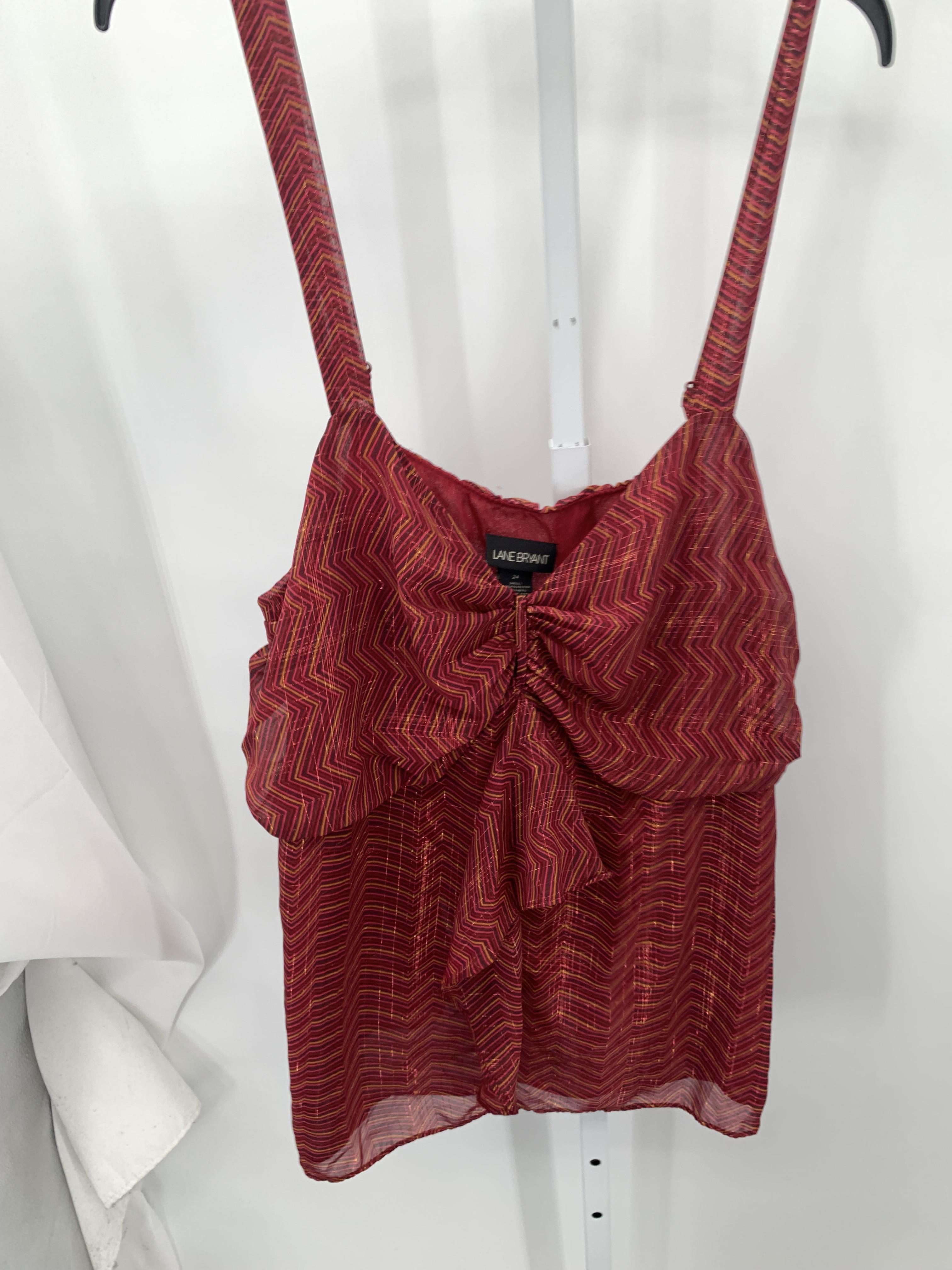 Lane Bryant Size 24W Womens Sleeveless Shirt