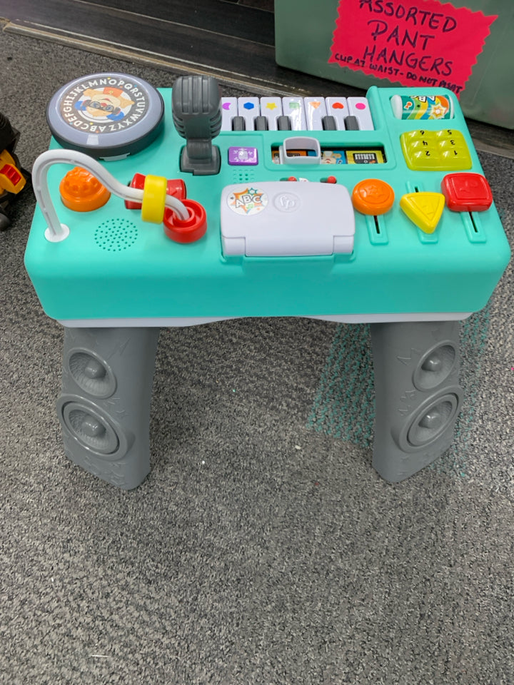 Fisher-Price Laugh & Learn Mix & Learn DJ Table, Musical Learning Toy for Baby