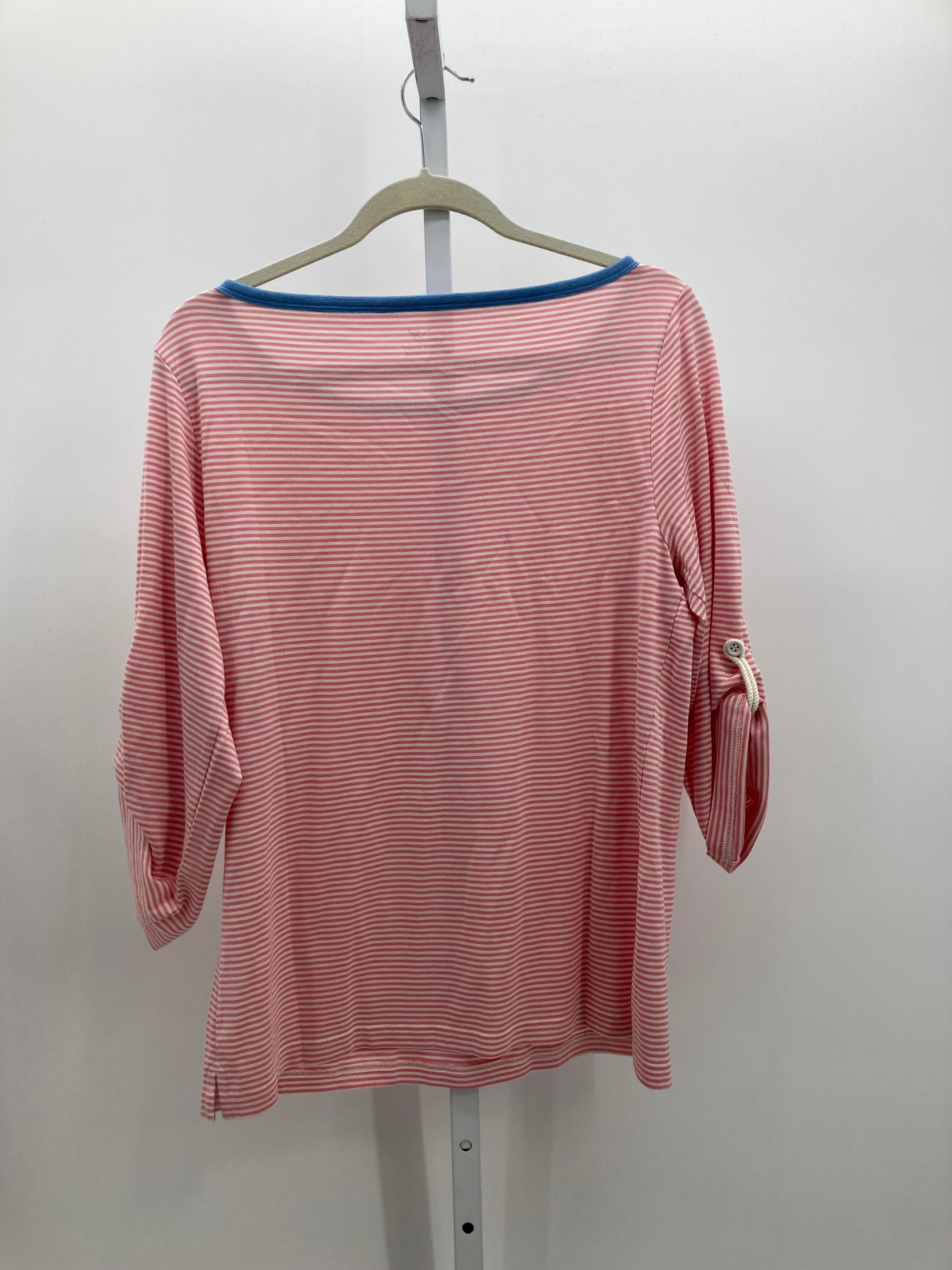 Vineyard Vines Size Extra Large Misses 3/4 Sleeve Shirt