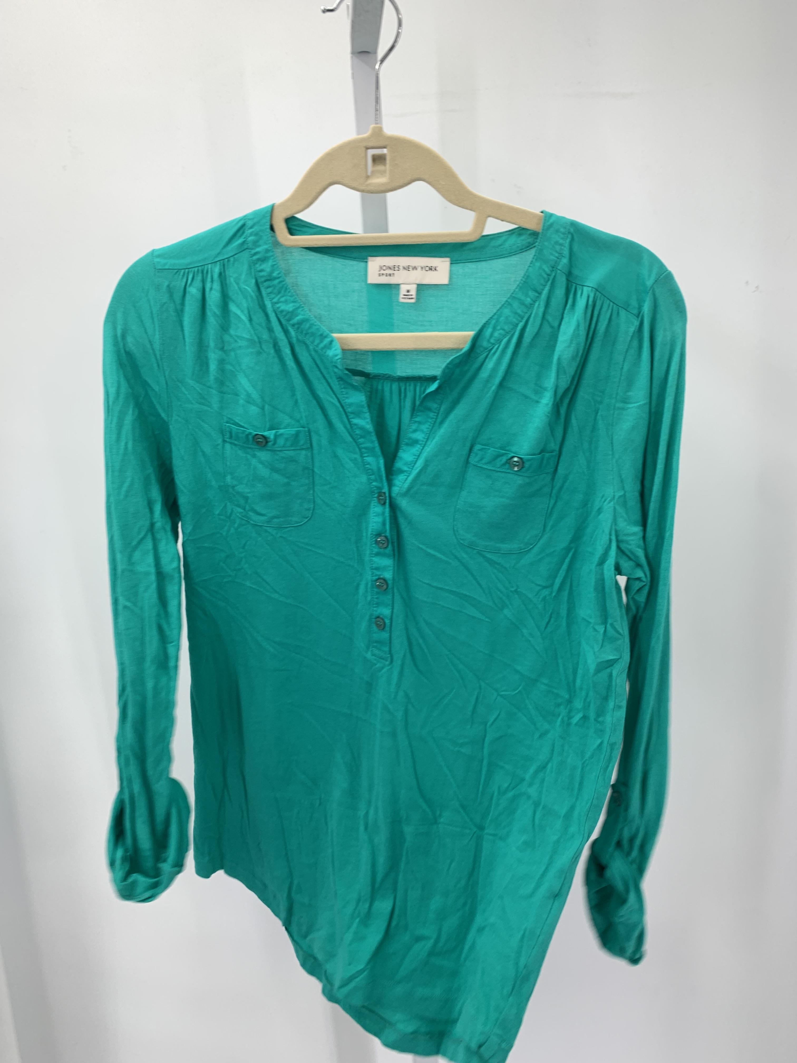 Jones New York Size Medium Misses Long Sleeve Shirt