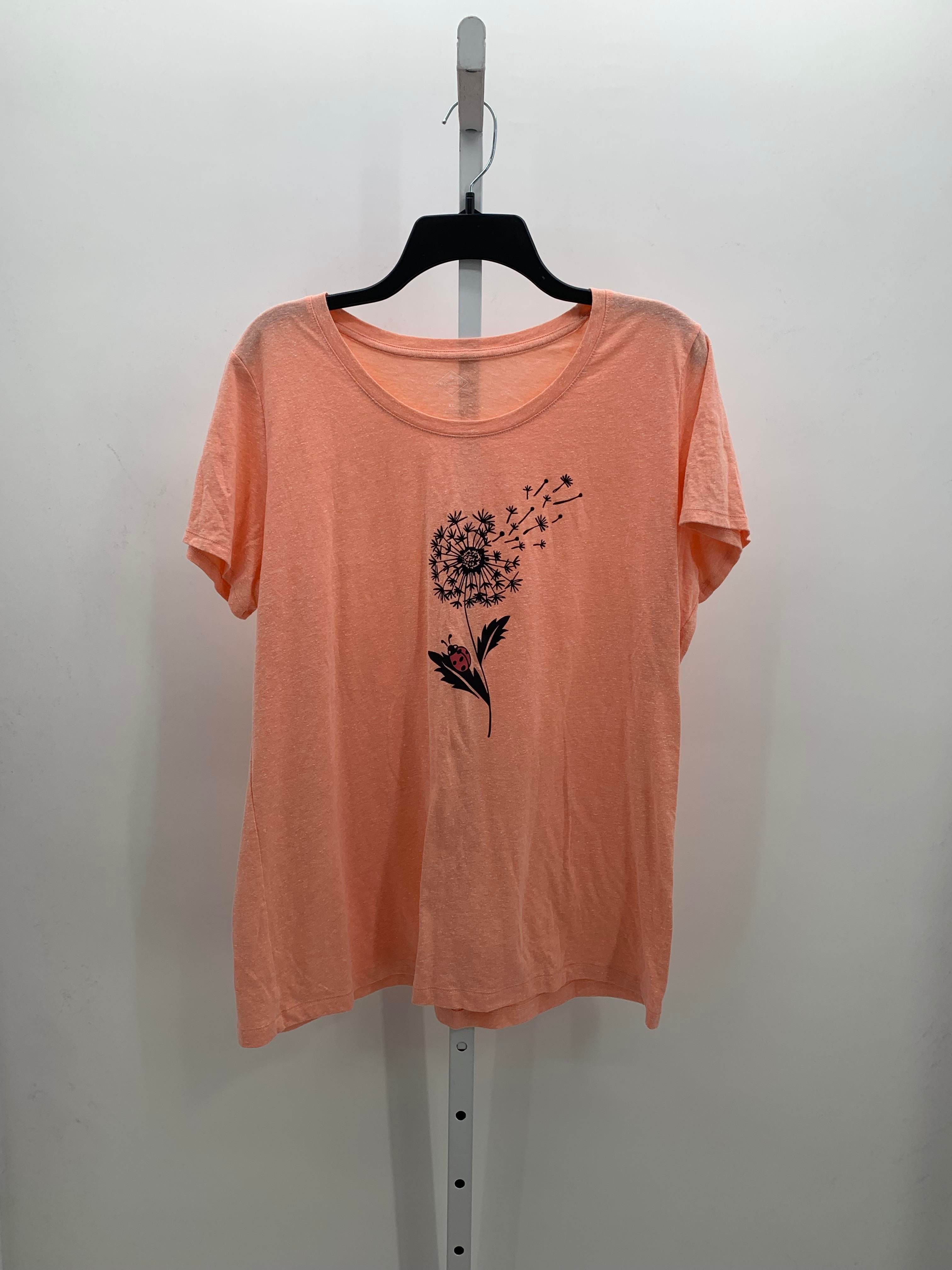 St. Johns Bay Size Extra Large Misses Short Sleeve Shirt