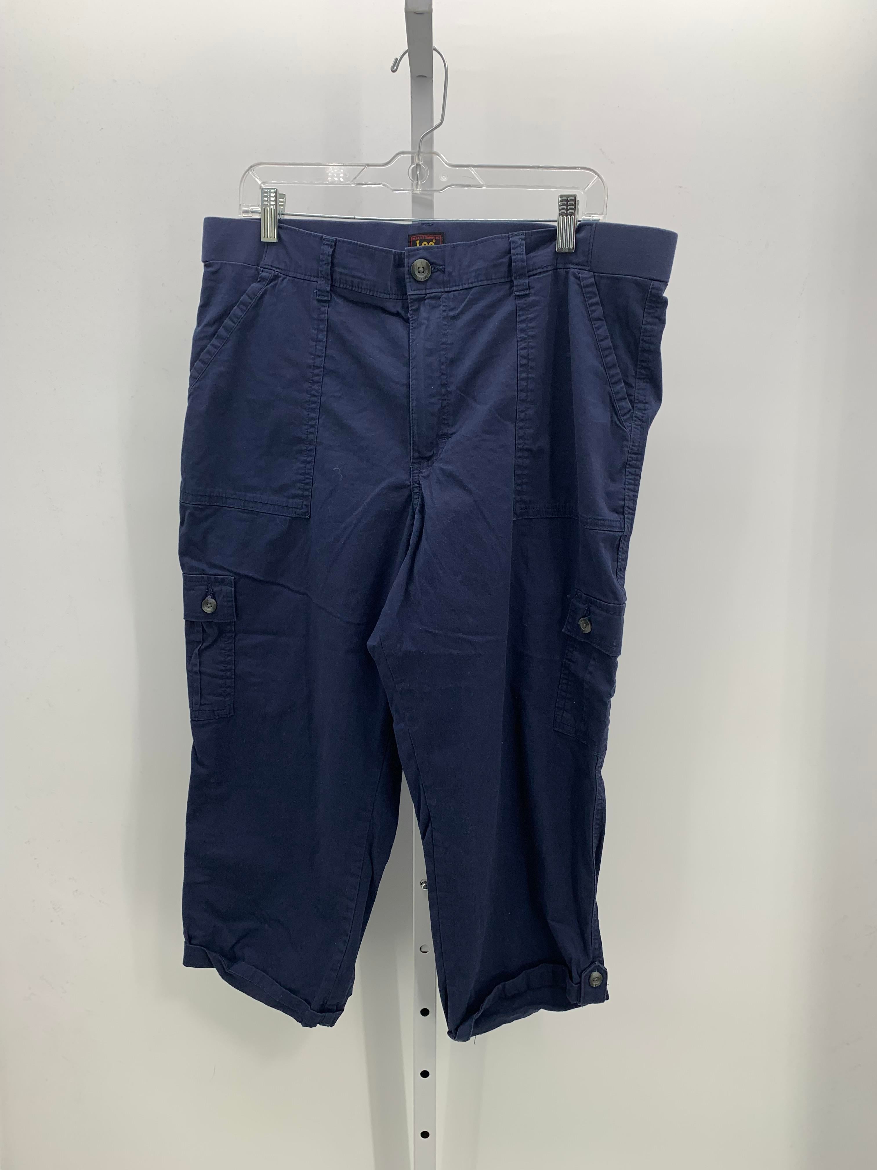 Lee Size 16 Misses Capri Pants
