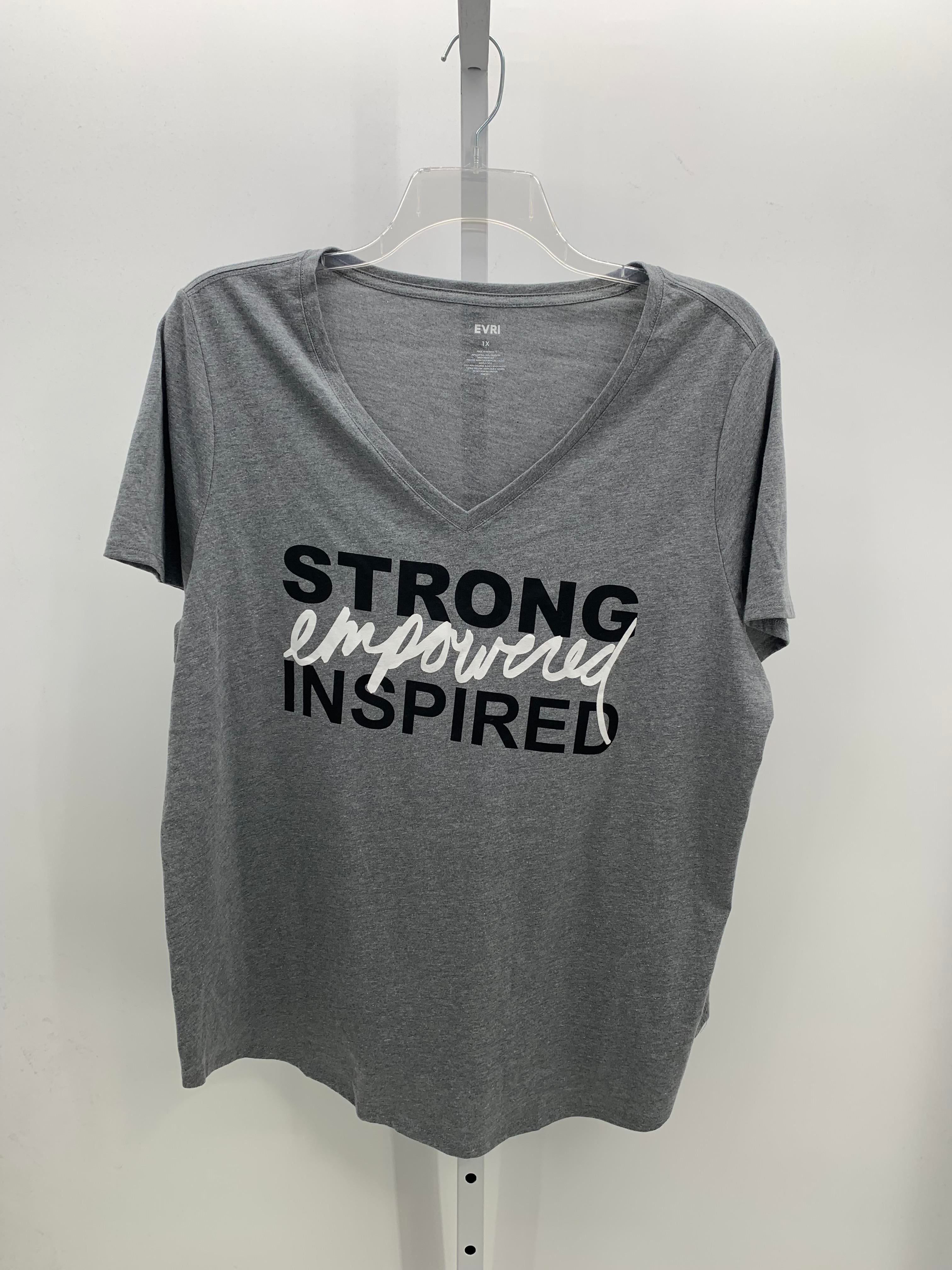 Size 1X Womens Short Sleeve Shirt