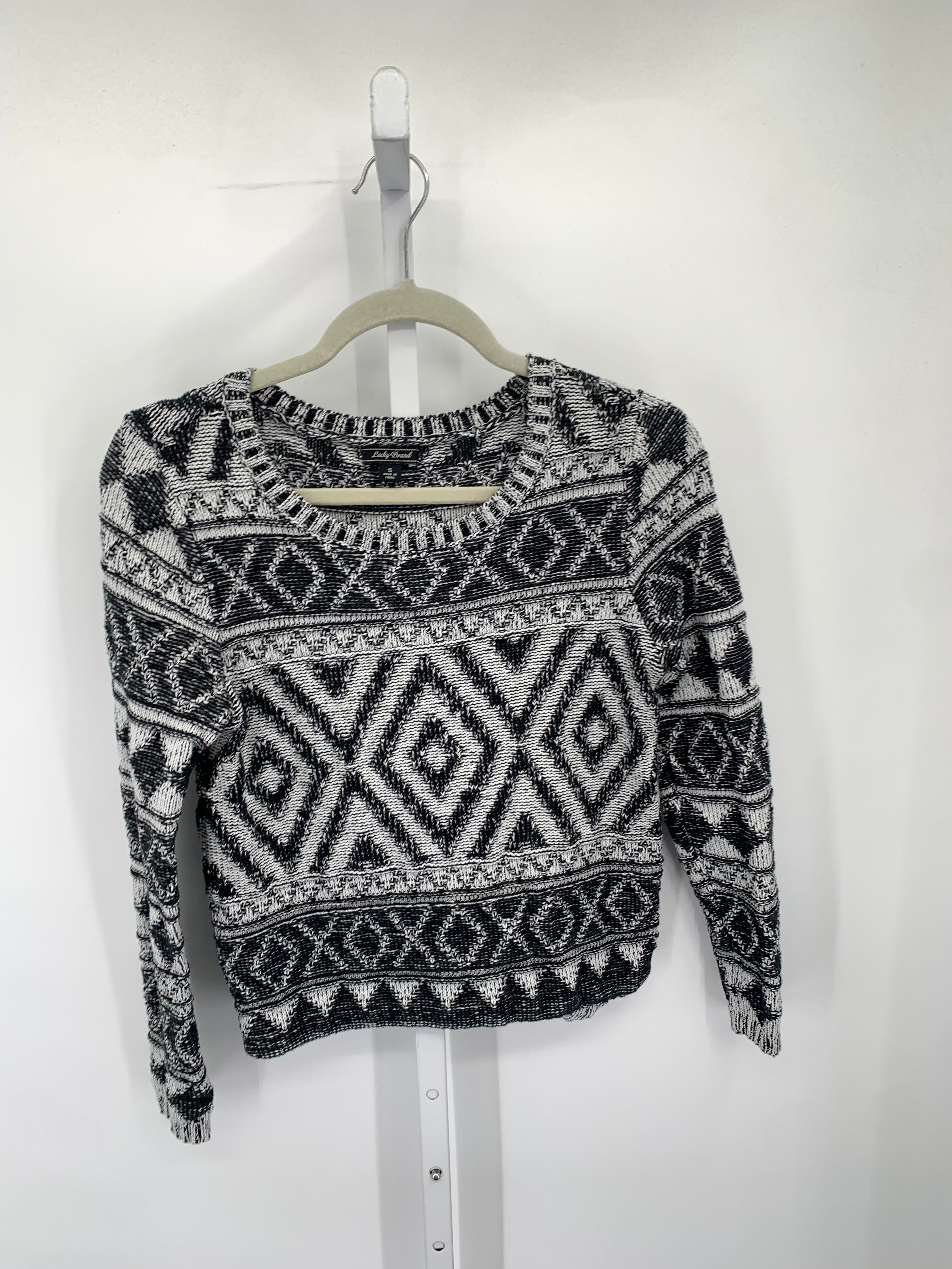 Lucky Brand Size Small Misses Long Slv Sweater