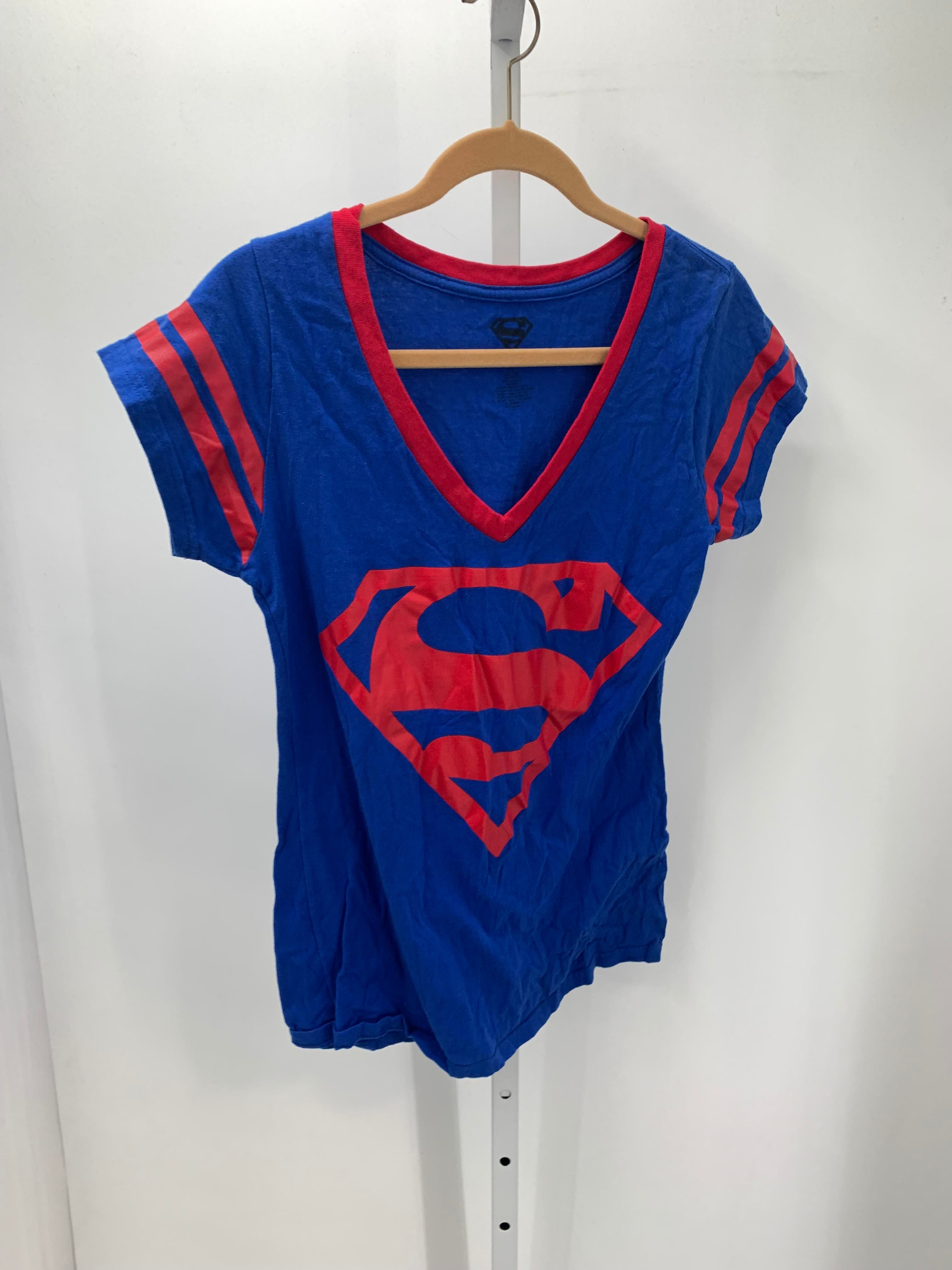 Superman Size 2X Womens Short Sleeve Shirt