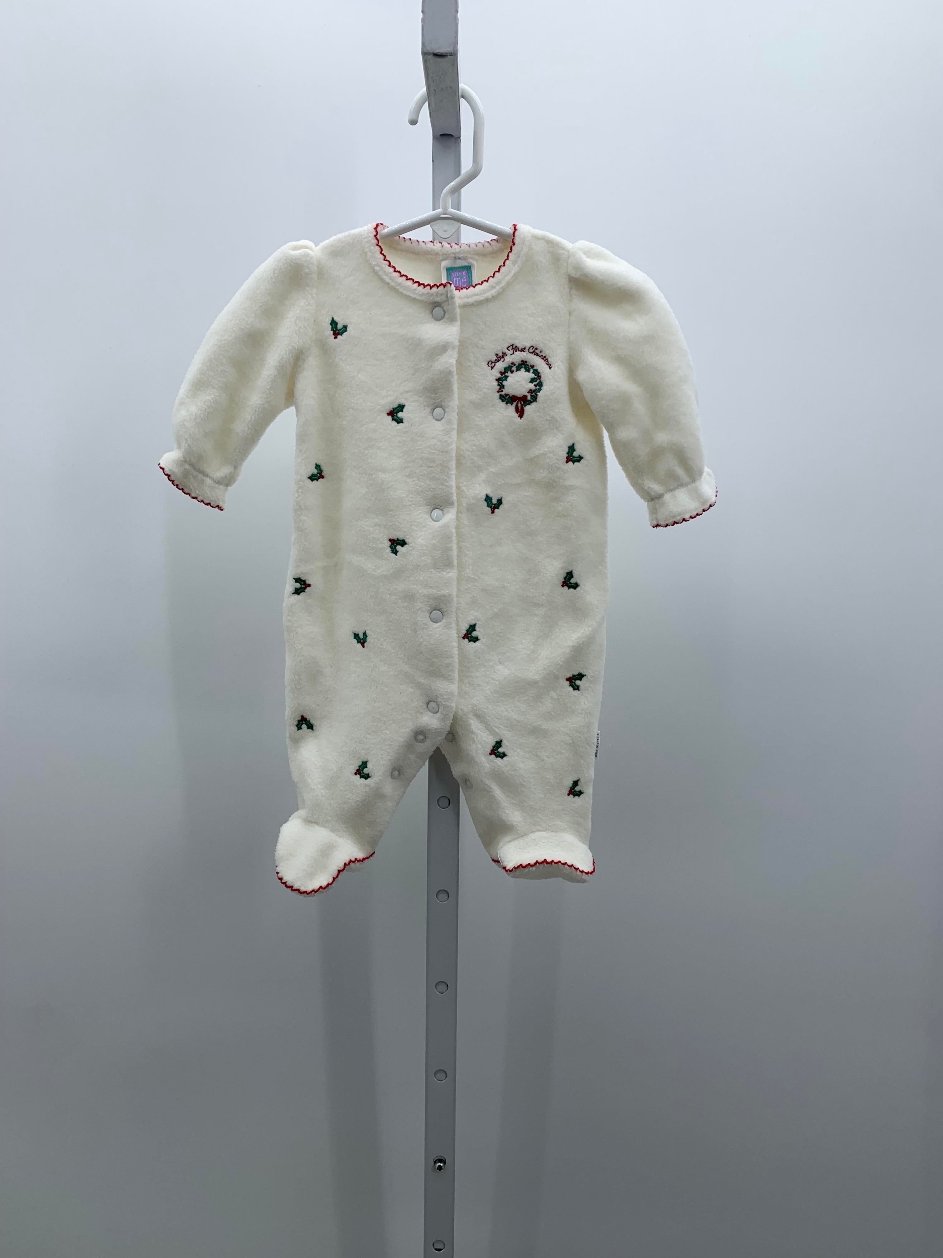 FLEECE ROMPER BABY'S FIRST CHRISTMAS