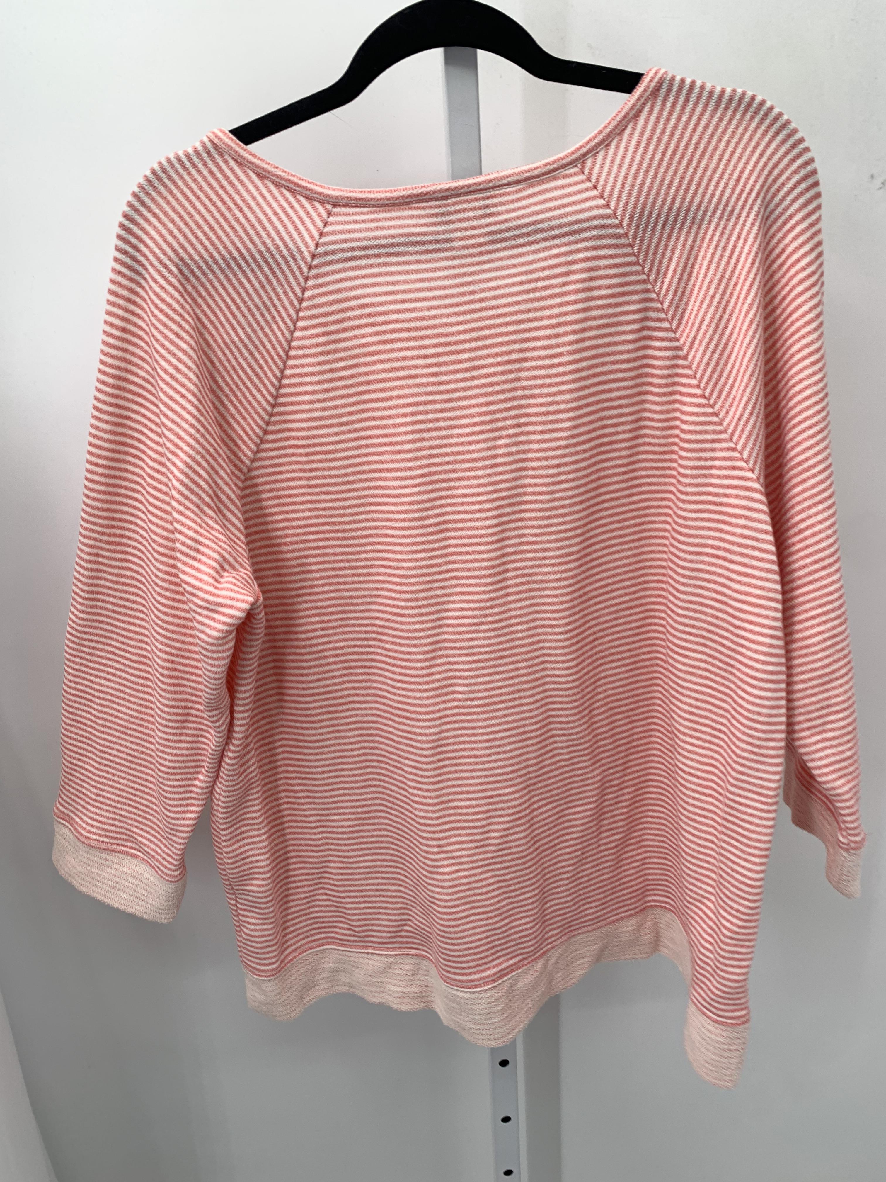 Christopher & Banks Size X Large Petite Petite 3/4 Sleeve Shirt
