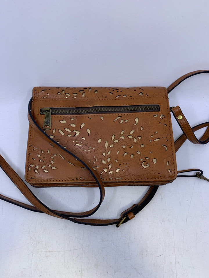 Patricia Nash Lanza Leather Crossbody Purse