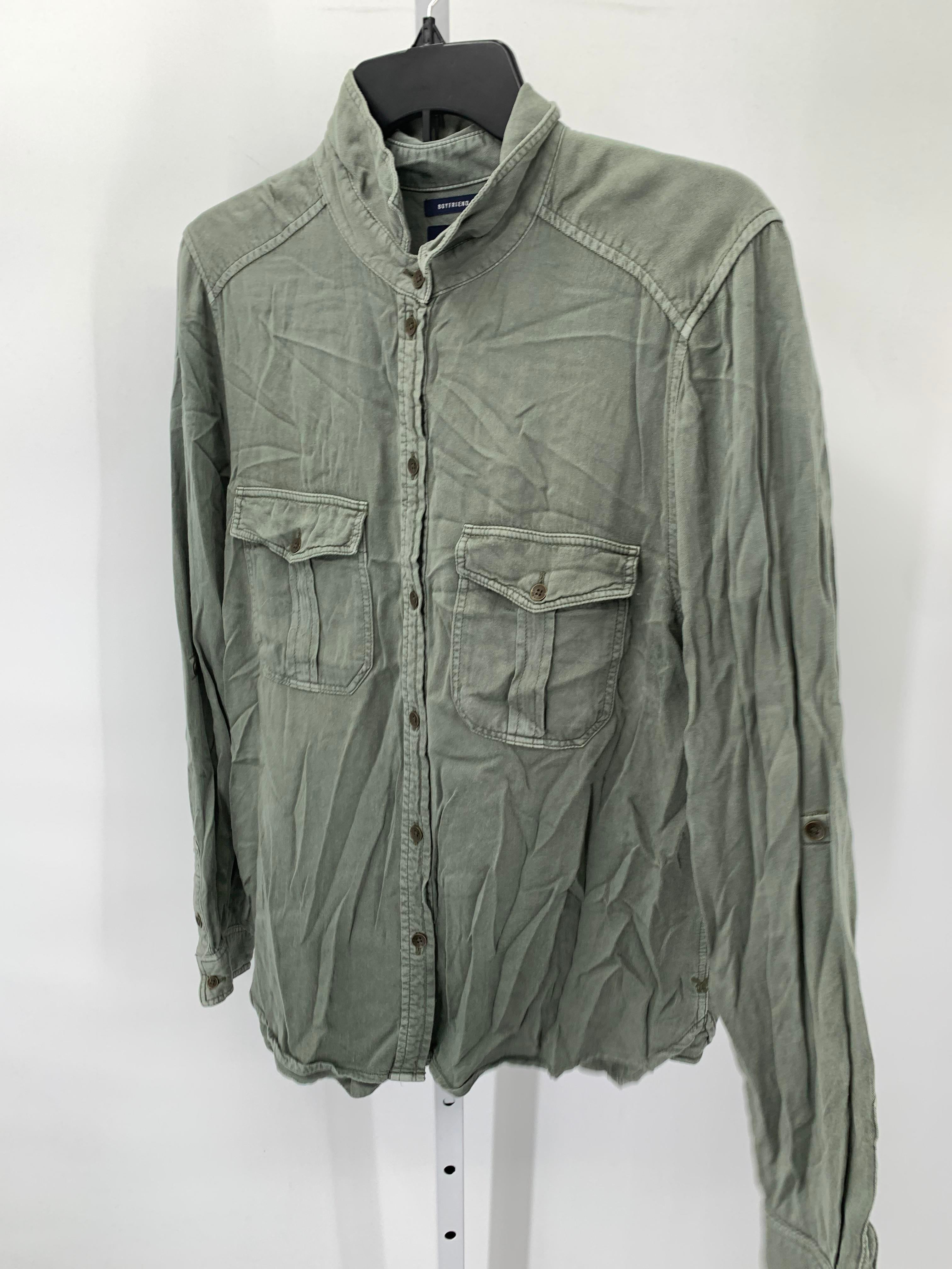American Eagle Size Medium Juniors Long Sleeve Shirt