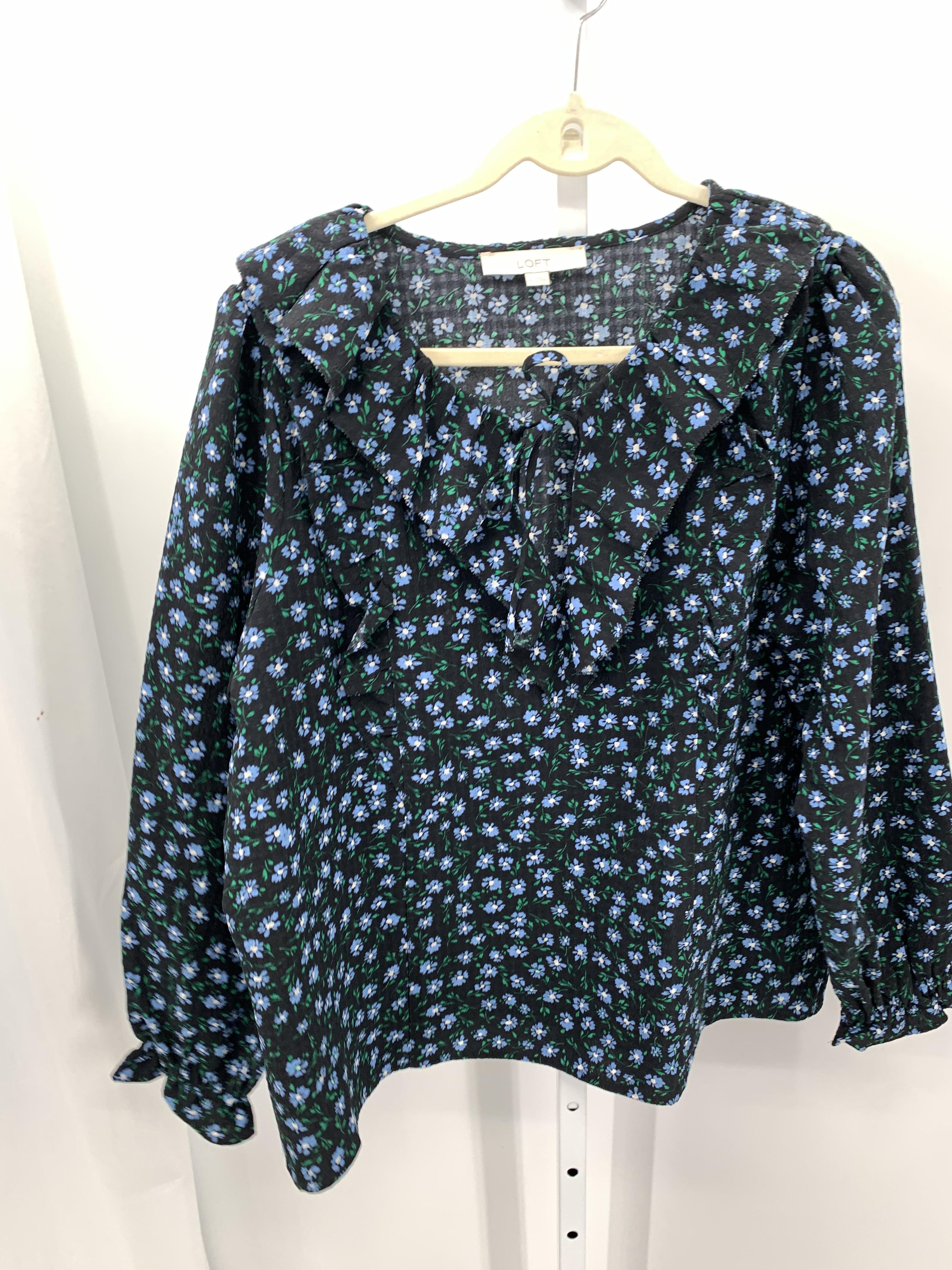 Loft Size Extra Large Misses Long Sleeve Shirt