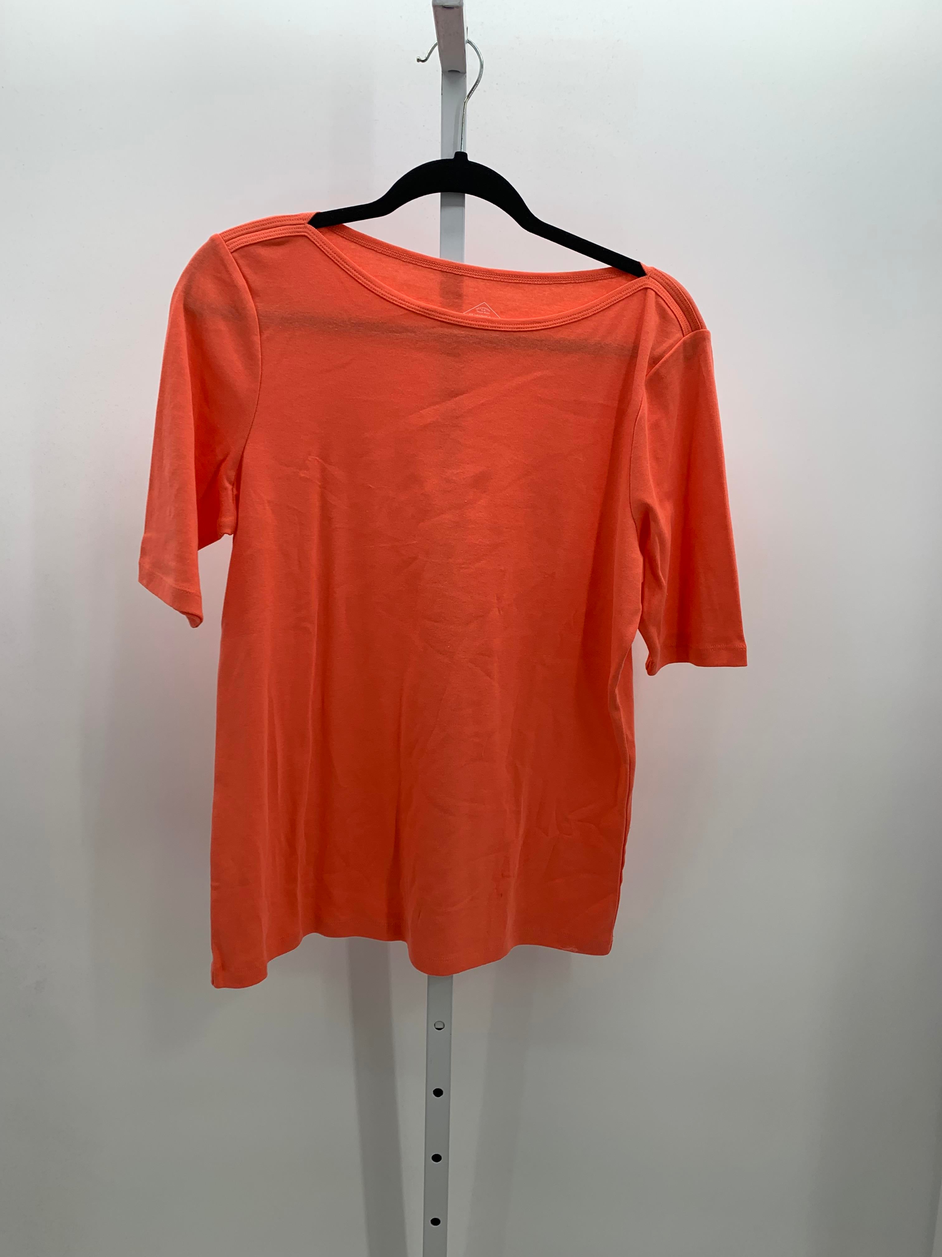 St. Johns Bay Size Large Misses Short Sleeve Shirt
