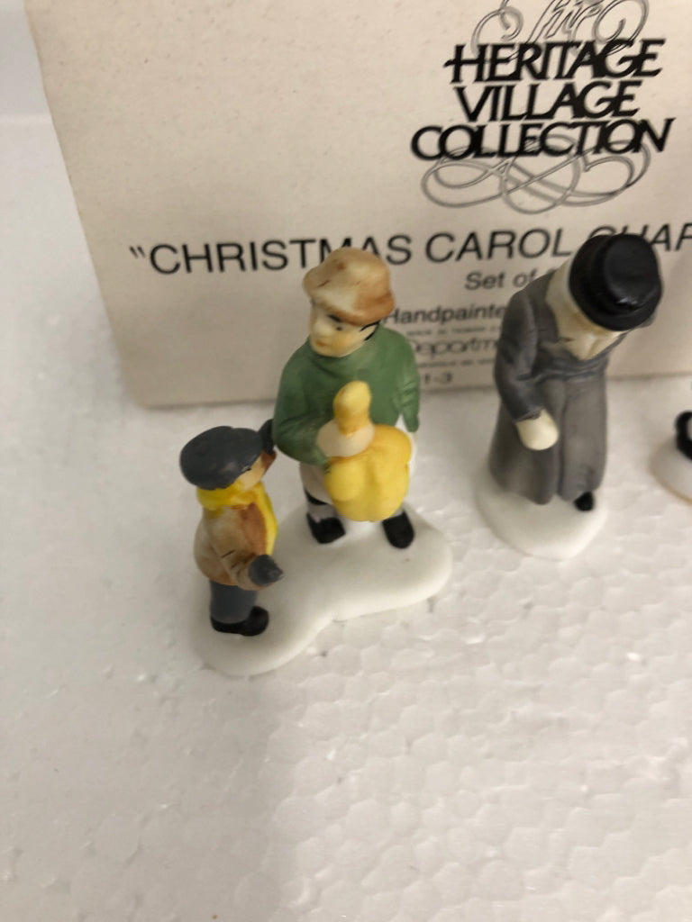VILLAGE ACCESSORIES CHRISTMAS CAROL CHARACTERS DEPARTMENT 56.