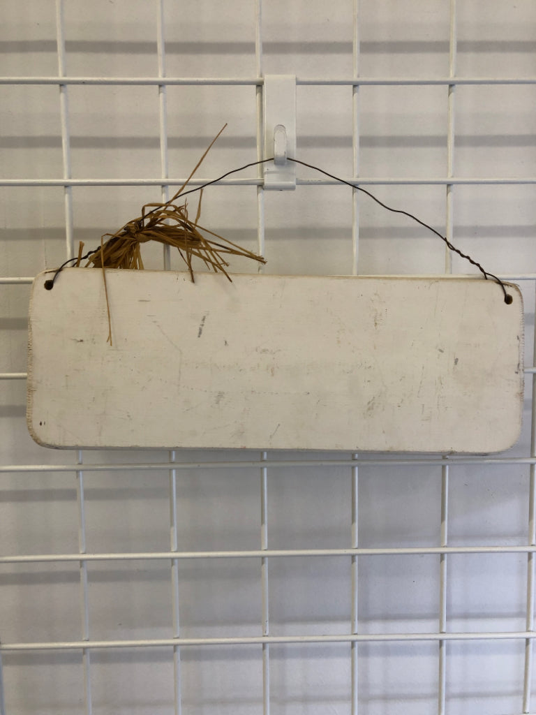 YOU ARE MY SUNSHINE PRIMITIVE HANGING W/YELLOW PRINT.