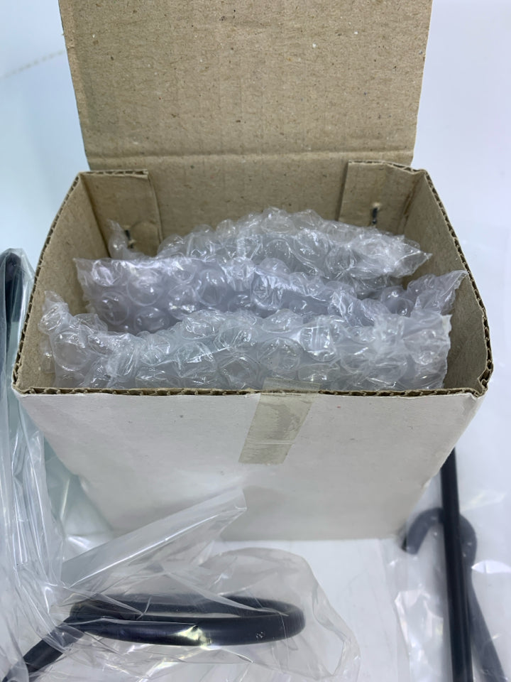 NIP HANGING BLACK CANDLE HOLDER.