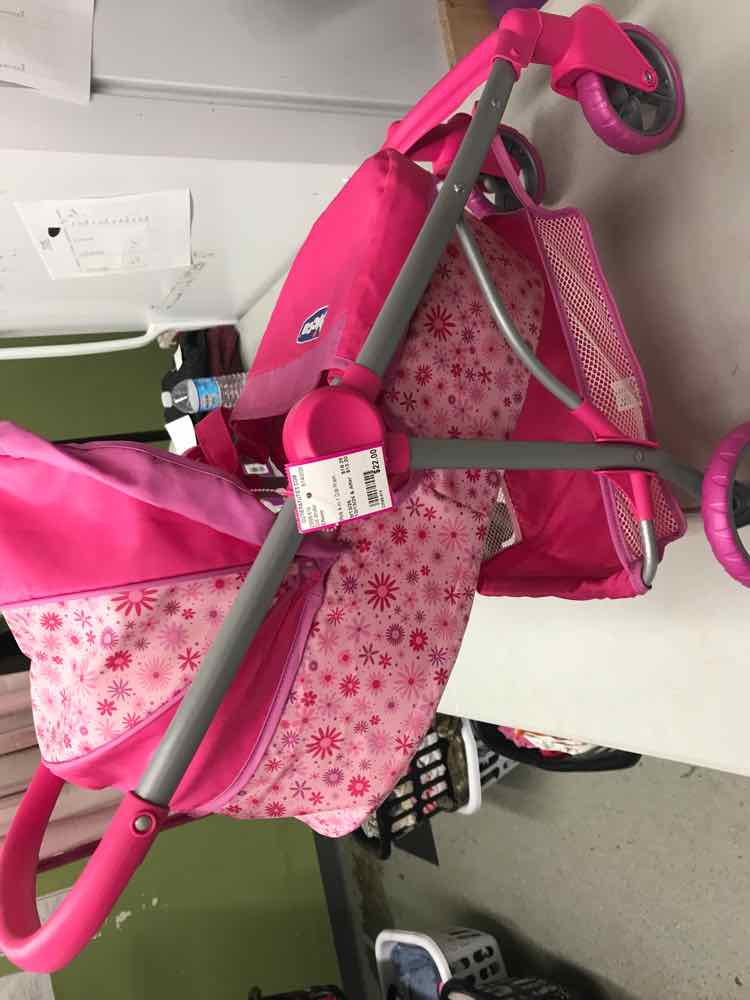 Pink 4-in-1 Doll Pram