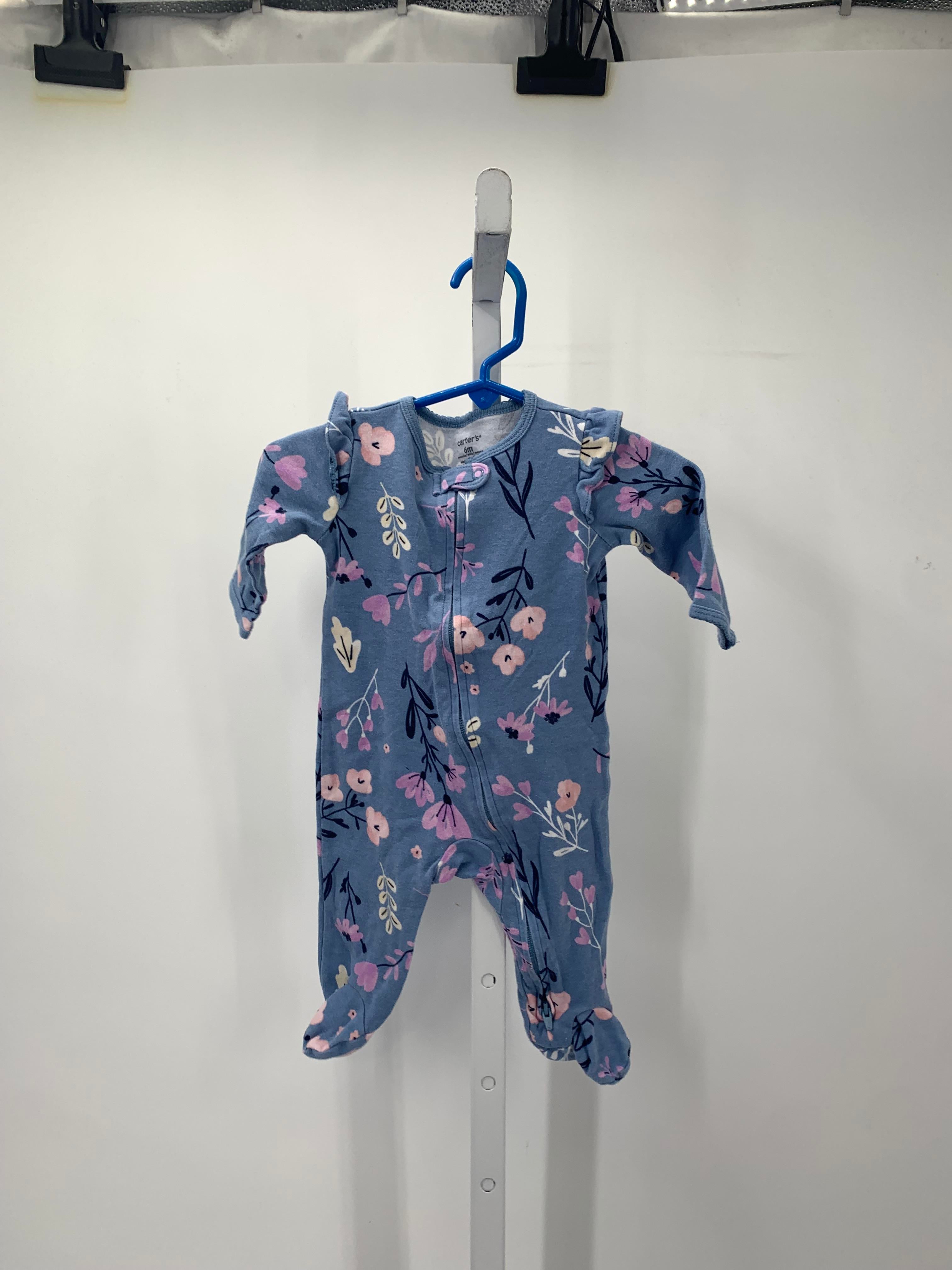 Carters Size 6 Months Girls Long Slv. Romper