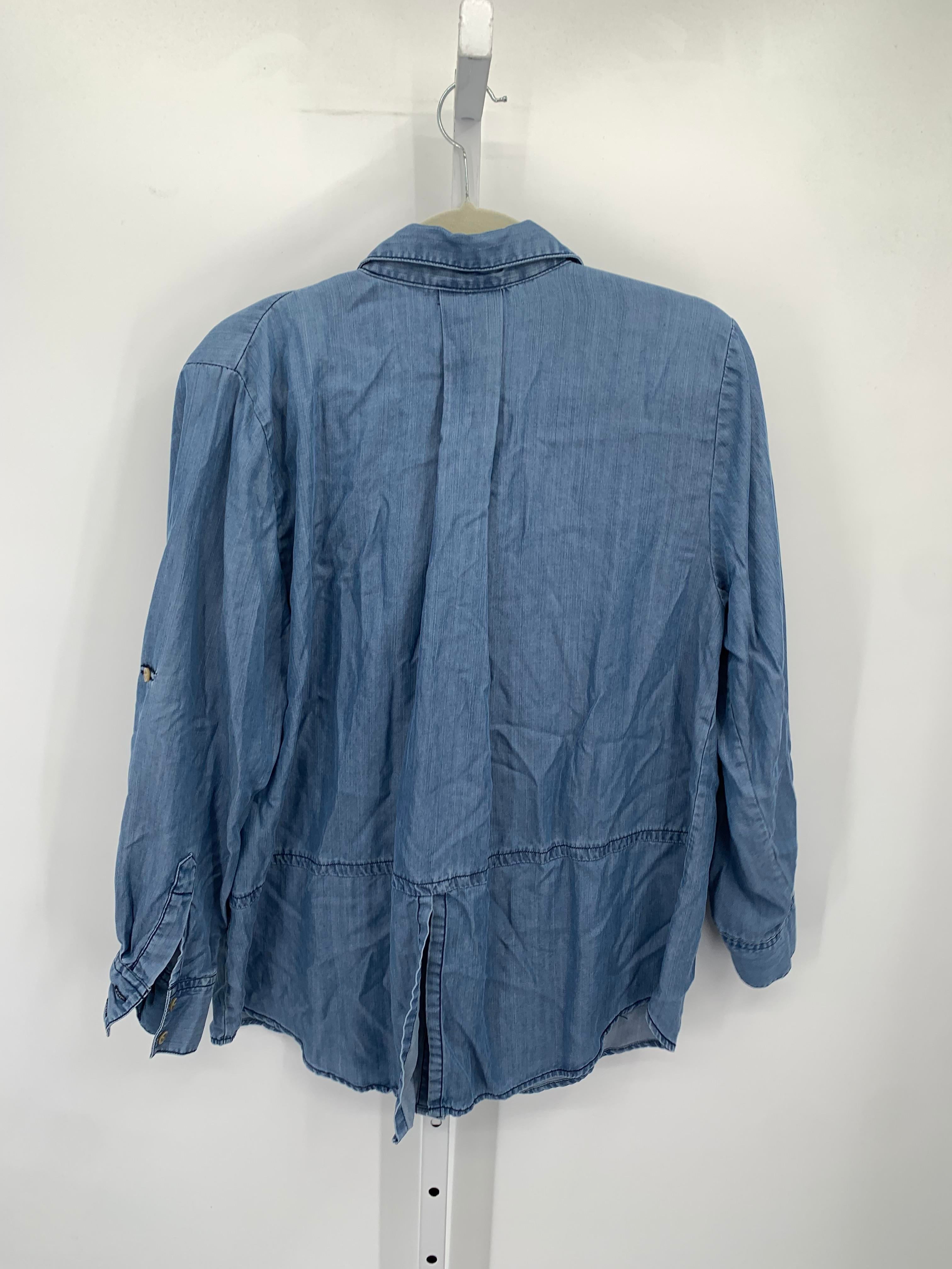 Size 1X Womens Long Sleeve Shirt