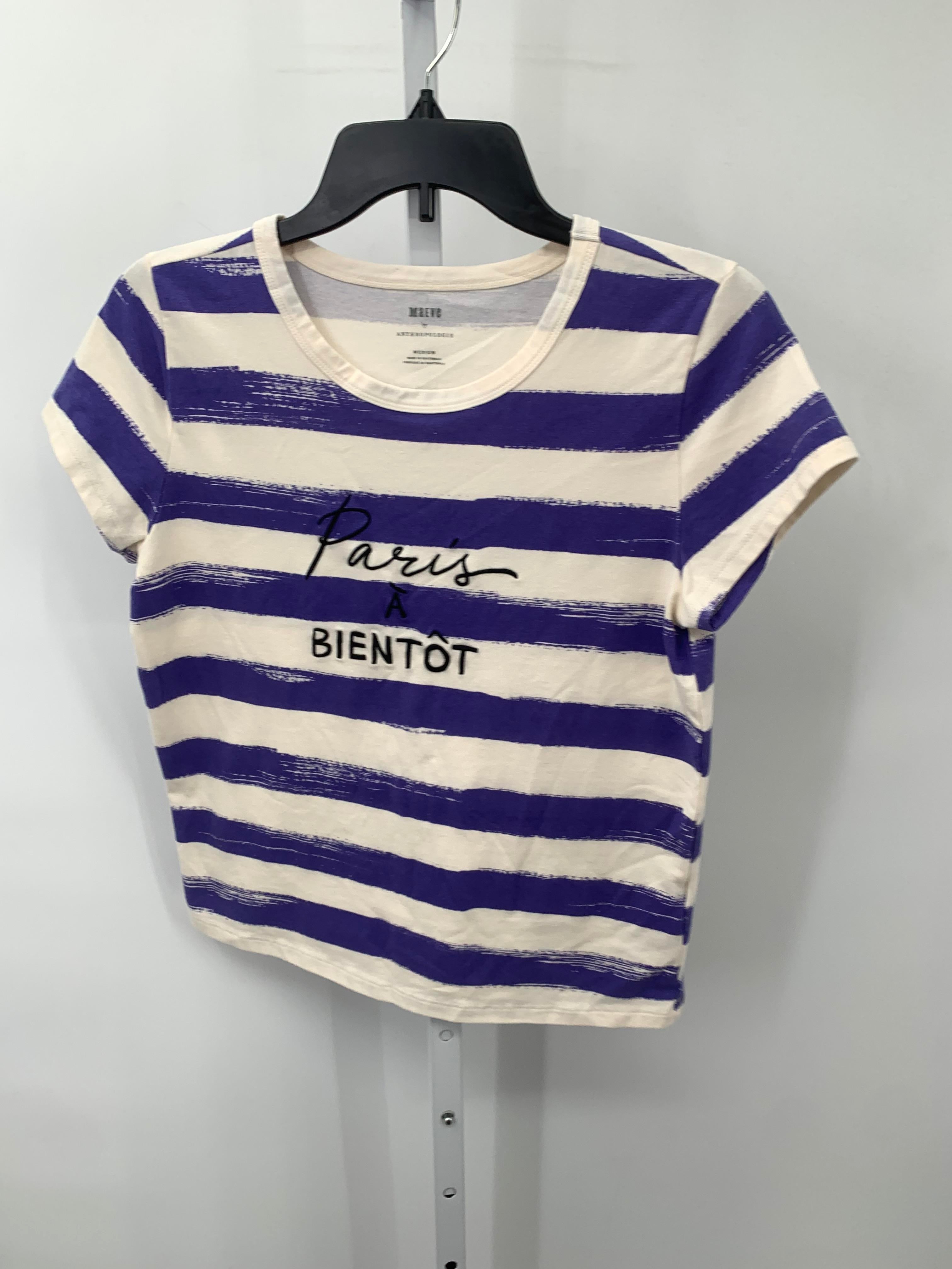 Maeve Size Medium Misses Short Sleeve Shirt
