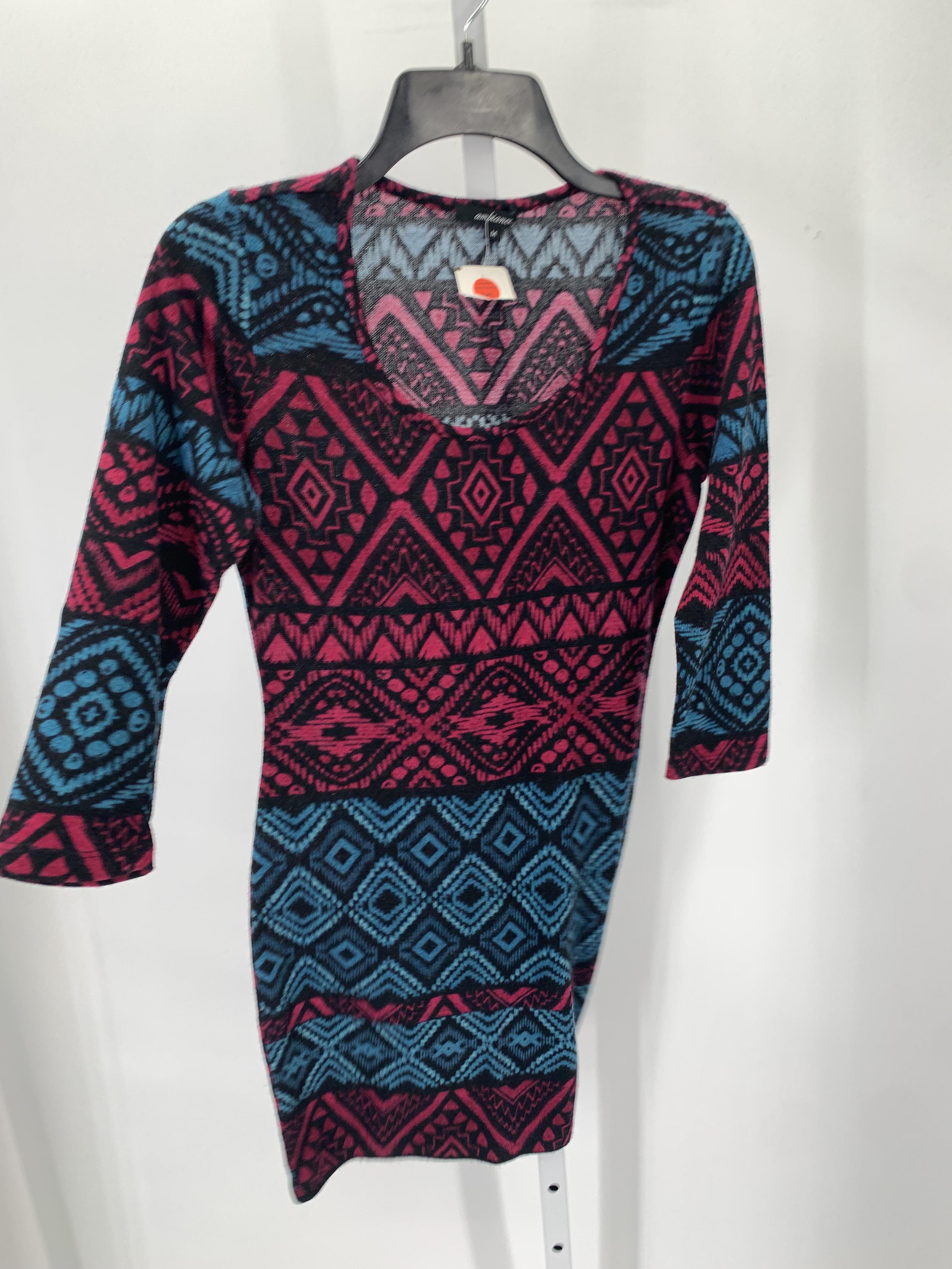 Ambiance Size Medium Juniors Long Sleeve Dress