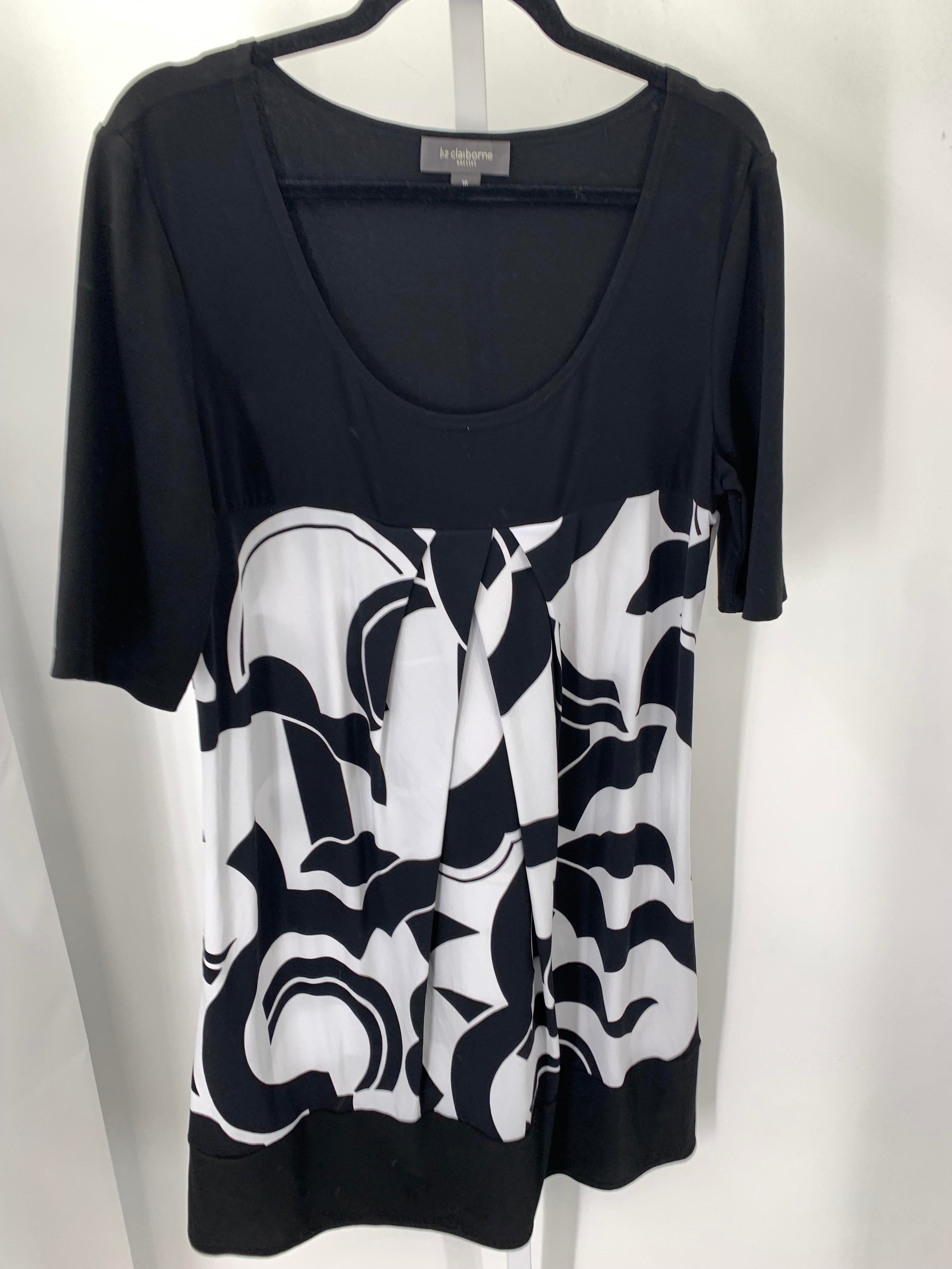 Liz Claiborne Size 16 Misses Short Sleeve Dress