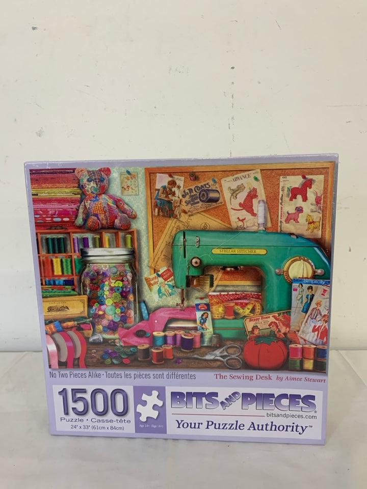 NIB THE SEWING DESK PUZZLE.