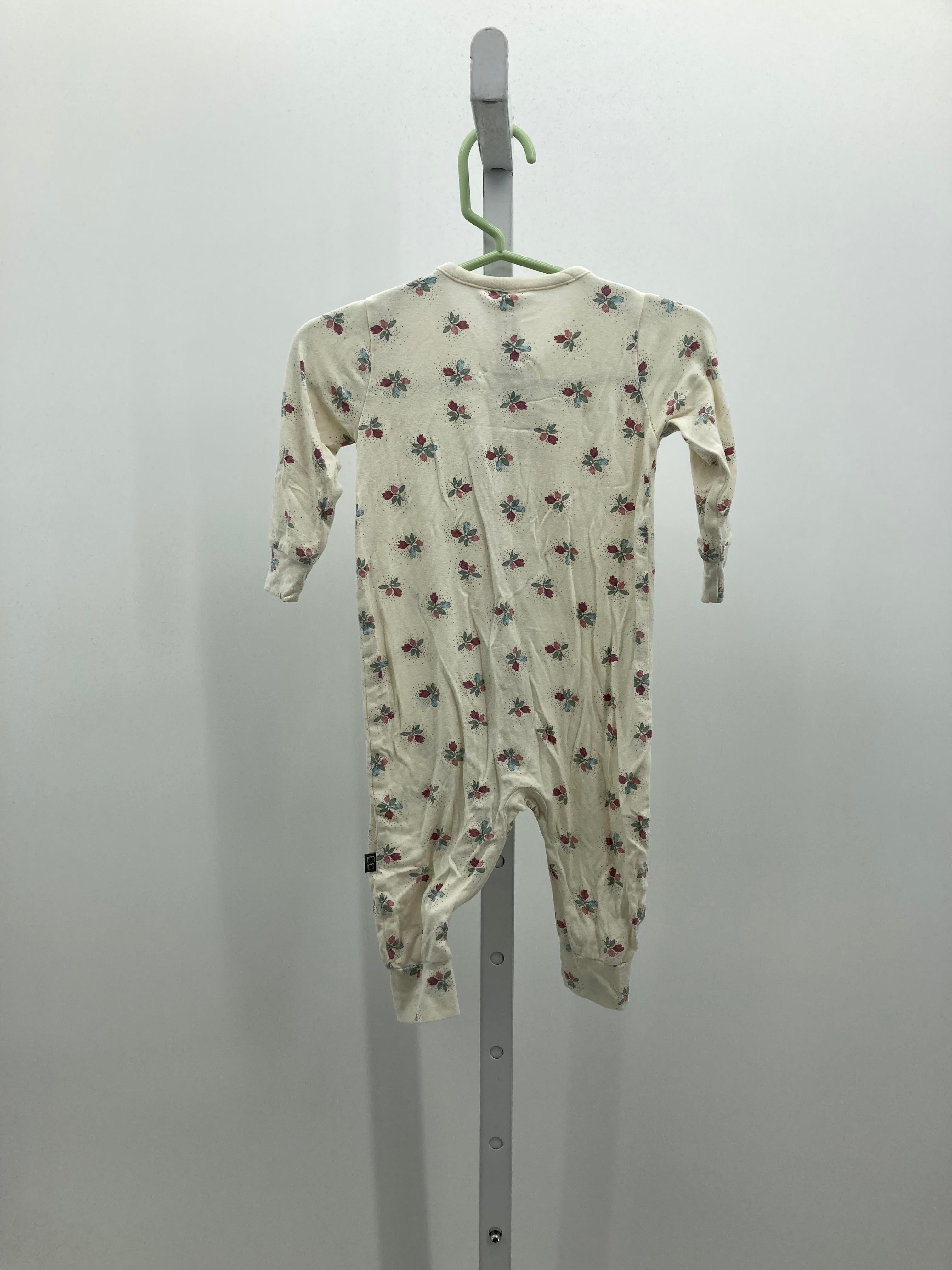 Modern Moments Size 6-9 mon Girls Long Slv. Romper