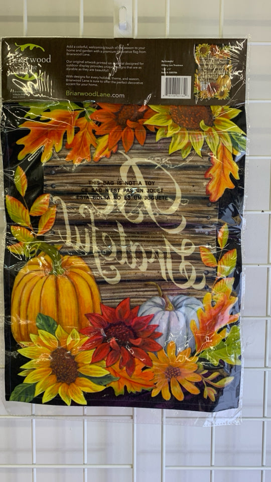 NIP BE GRATEFUL GARDEN FLAG.