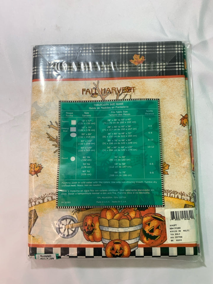 NIP TABLECLOTH FALL HARVEST.