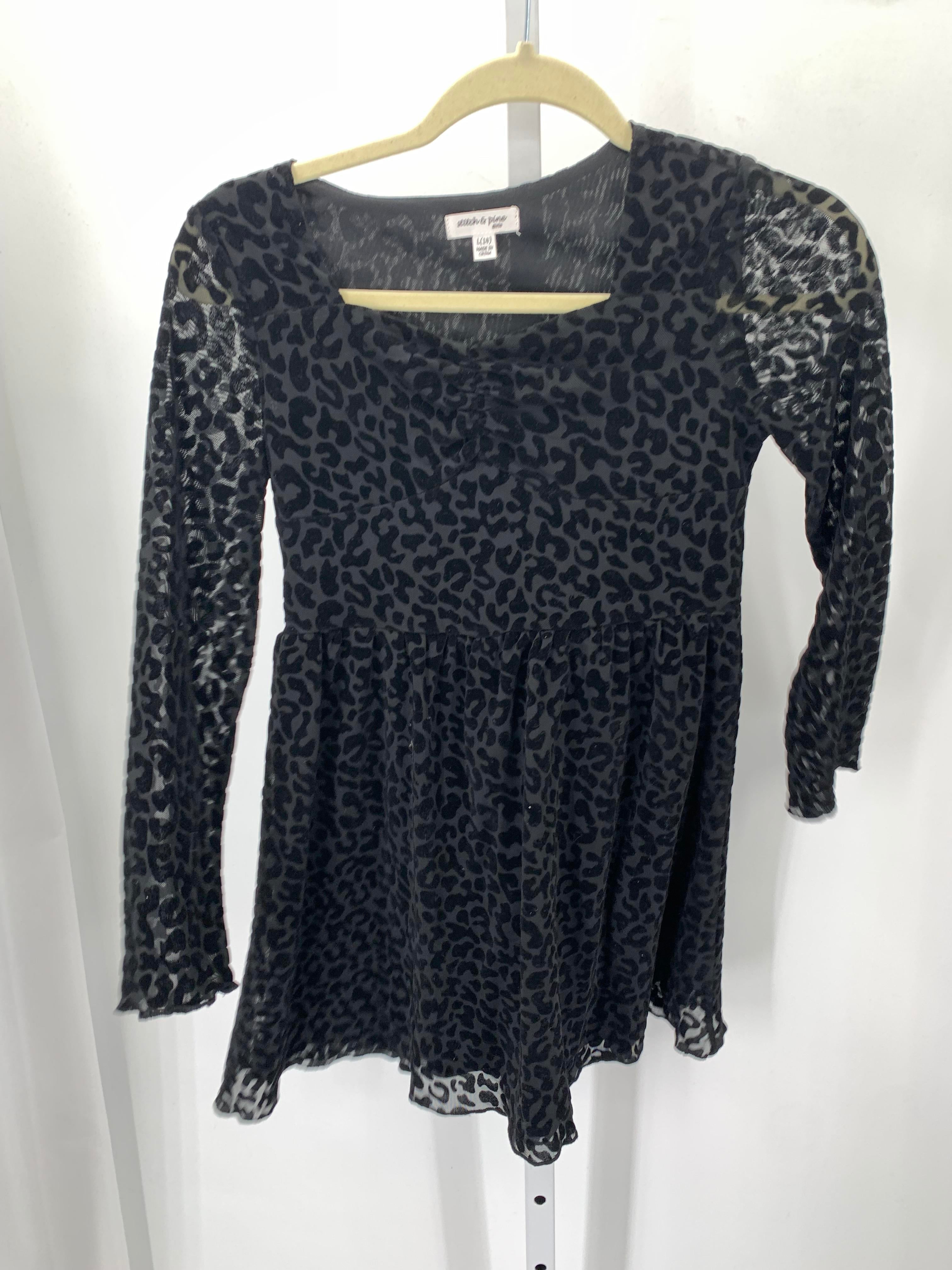 Size 14 Girls Long Sleeve Dress