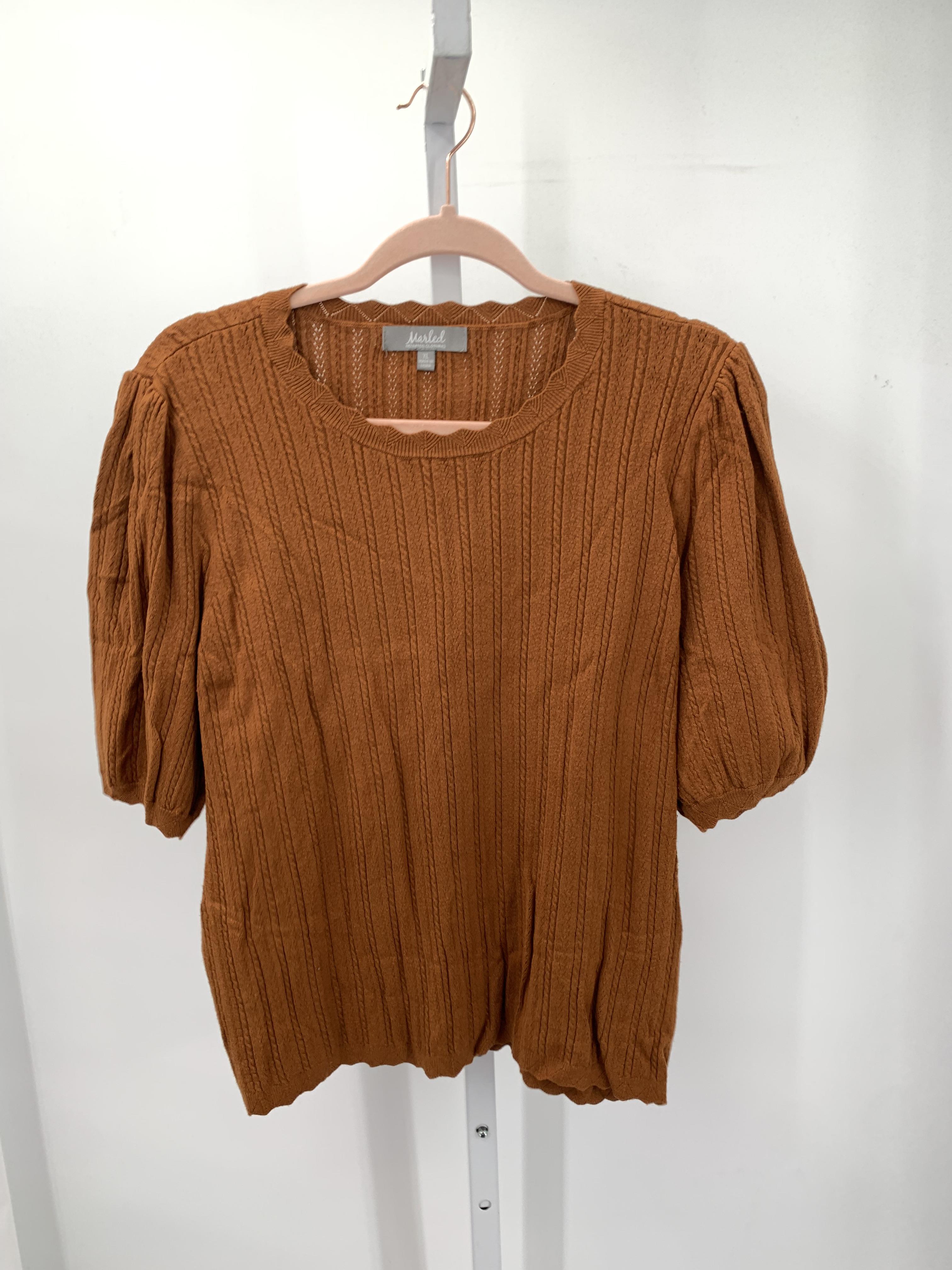 Size Extra Large Misses Short Slv Sweater