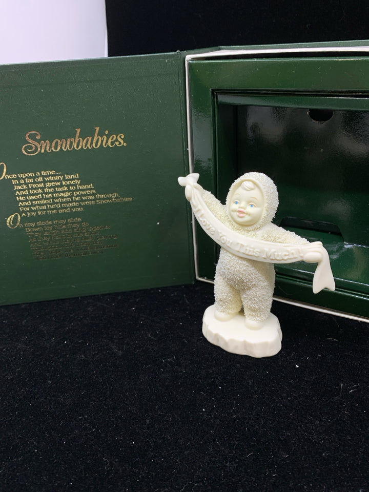 I LOVE YOU THIS MUCH SNOWBABIES.
