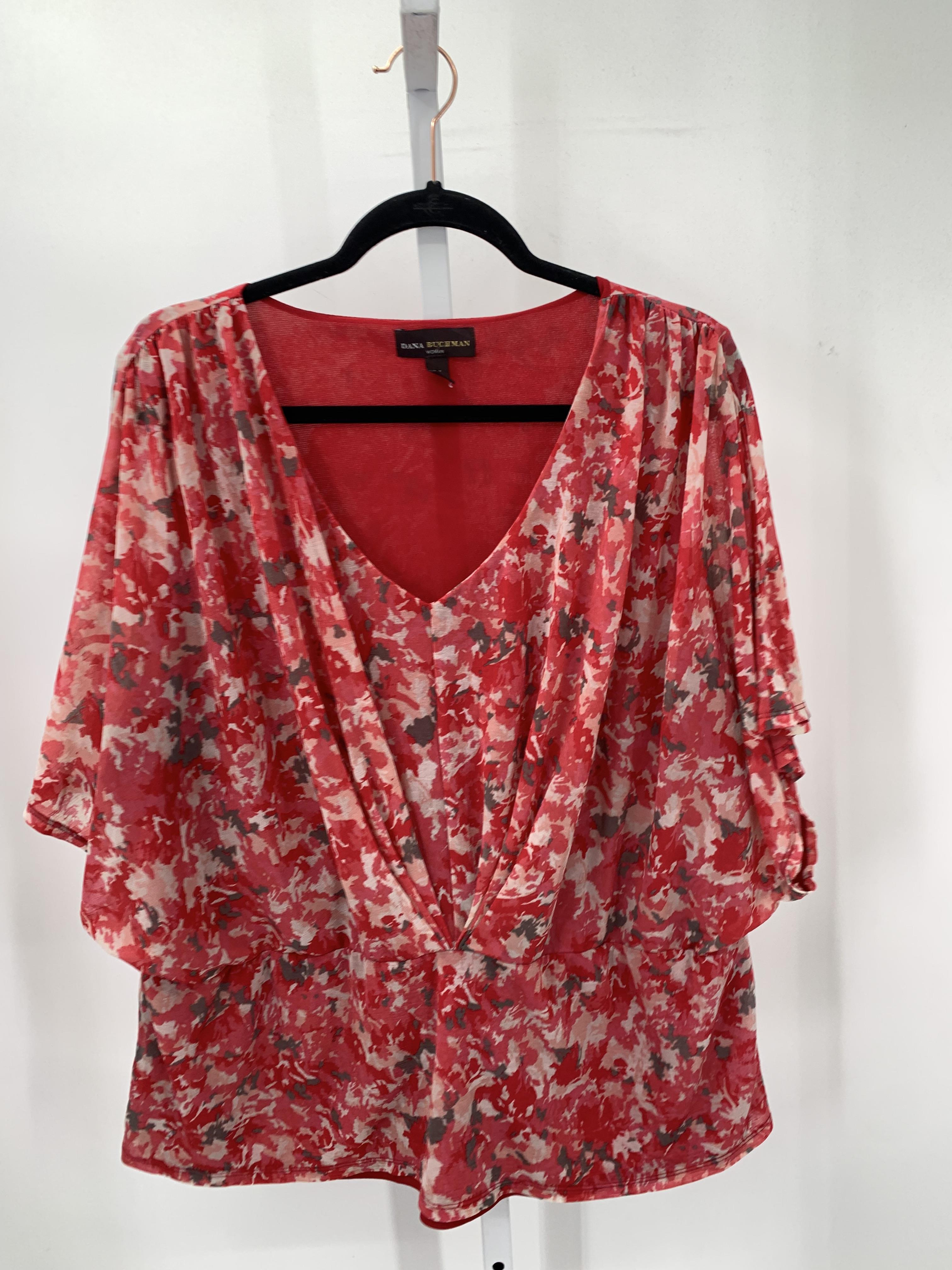 Dana Buchman Size 2X Womens Short Sleeve Shirt