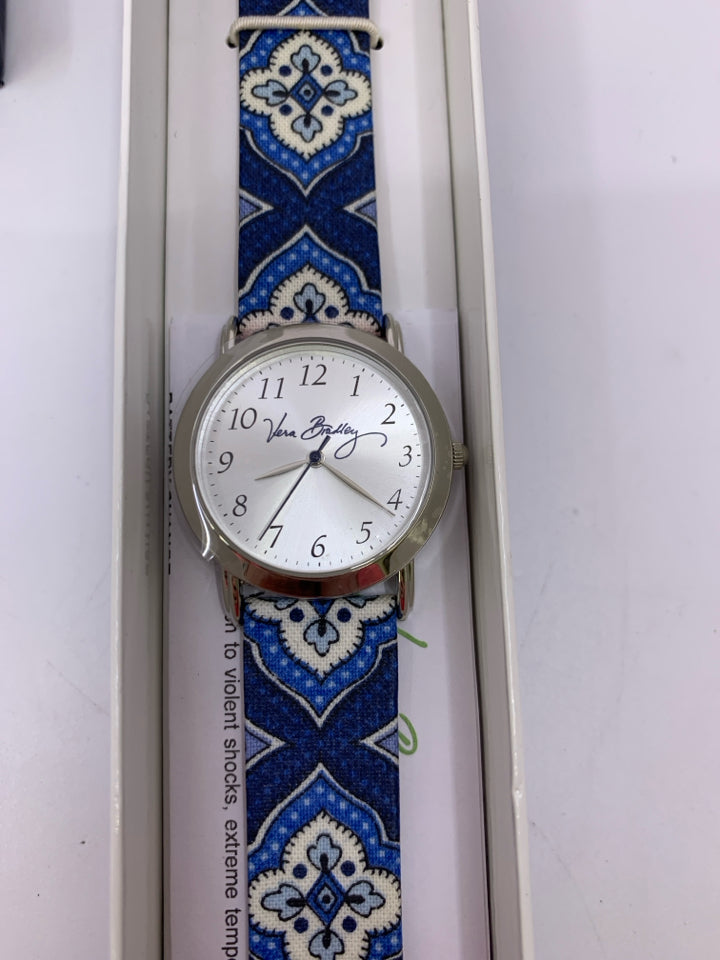 Nib Nantucket Navy Paisley Watch.