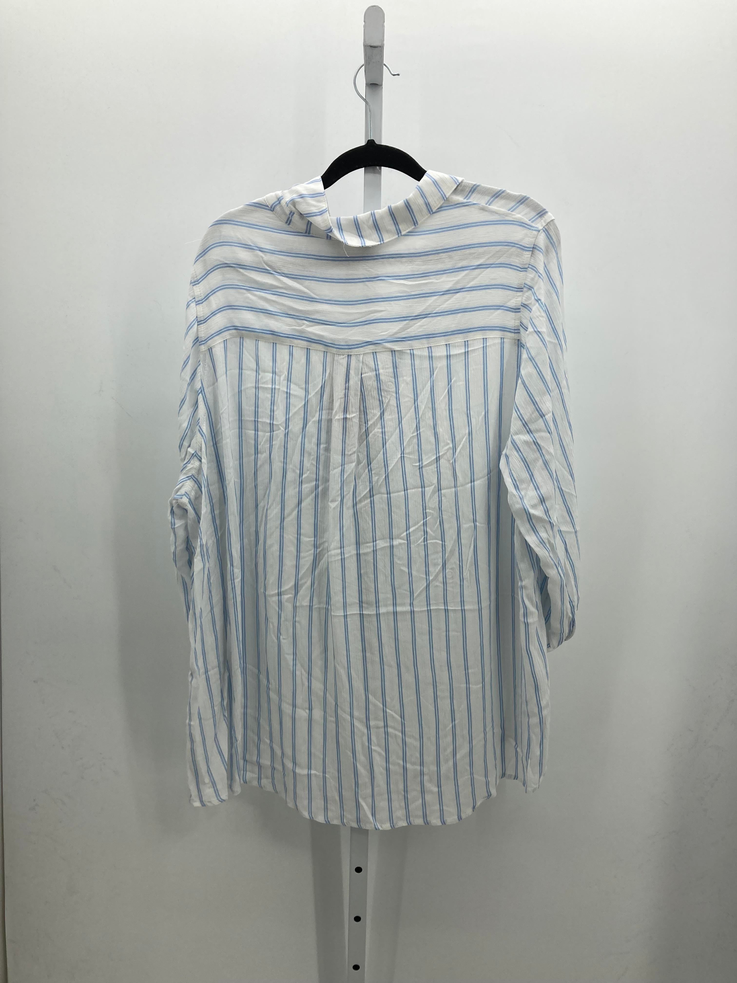 41 Hawthorn Size 3X Womens 3/4 Sleeve Shirt