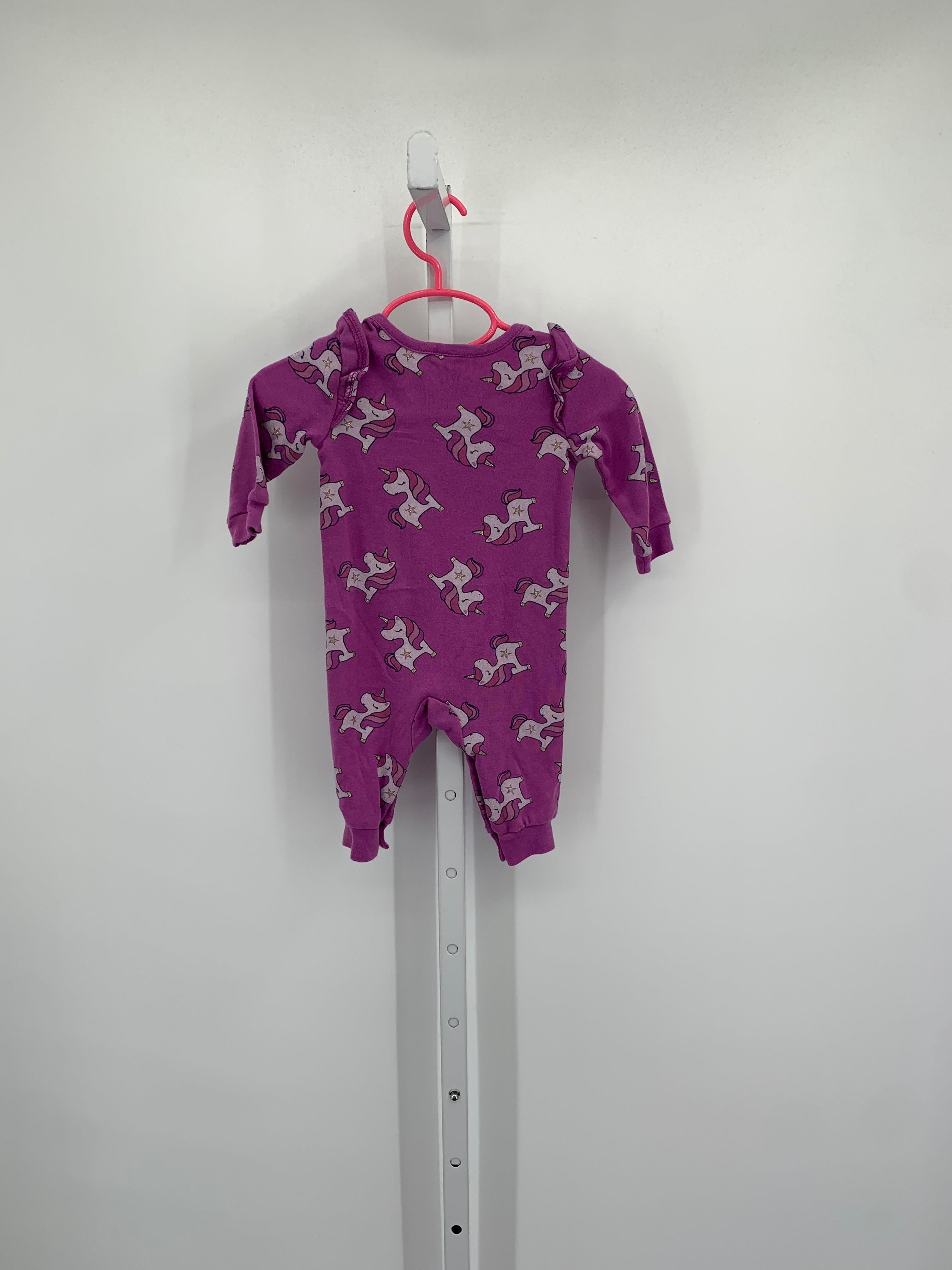 Size 3-6 Months Girls Long Slv. Romper