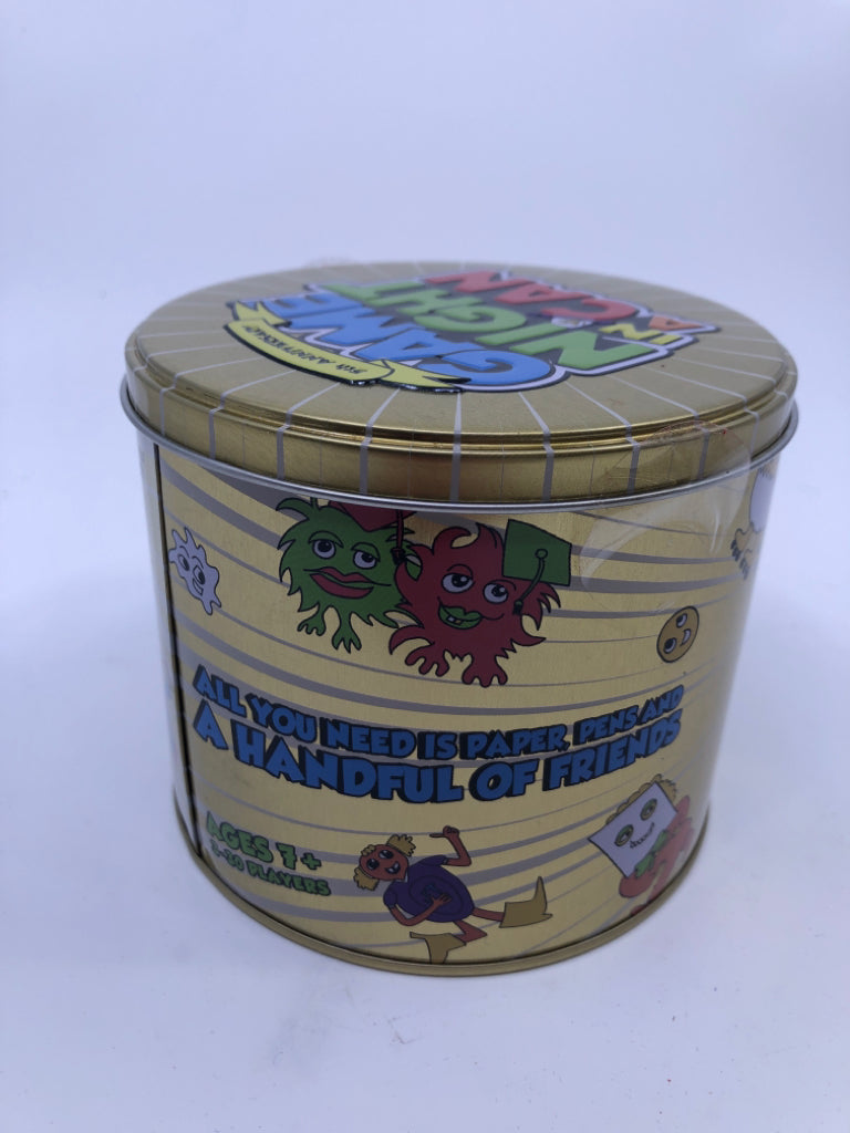 NEW GAME NIGHT IN A CAN