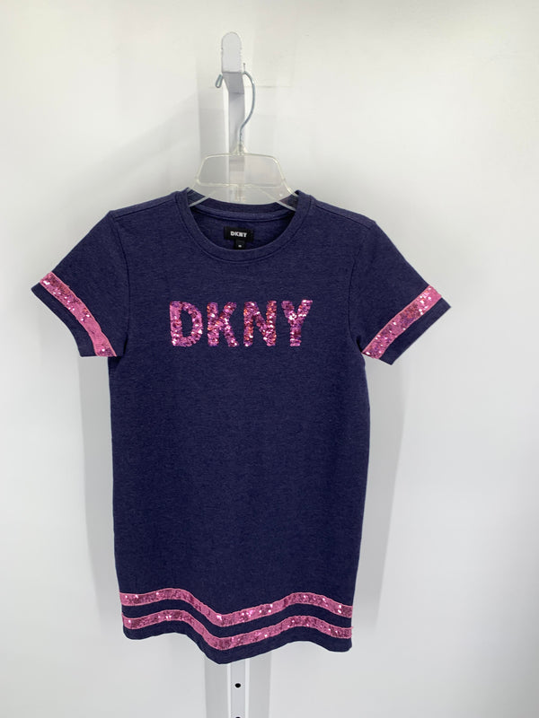 DKNY Size 14 Girls Short Sleeve Dress
