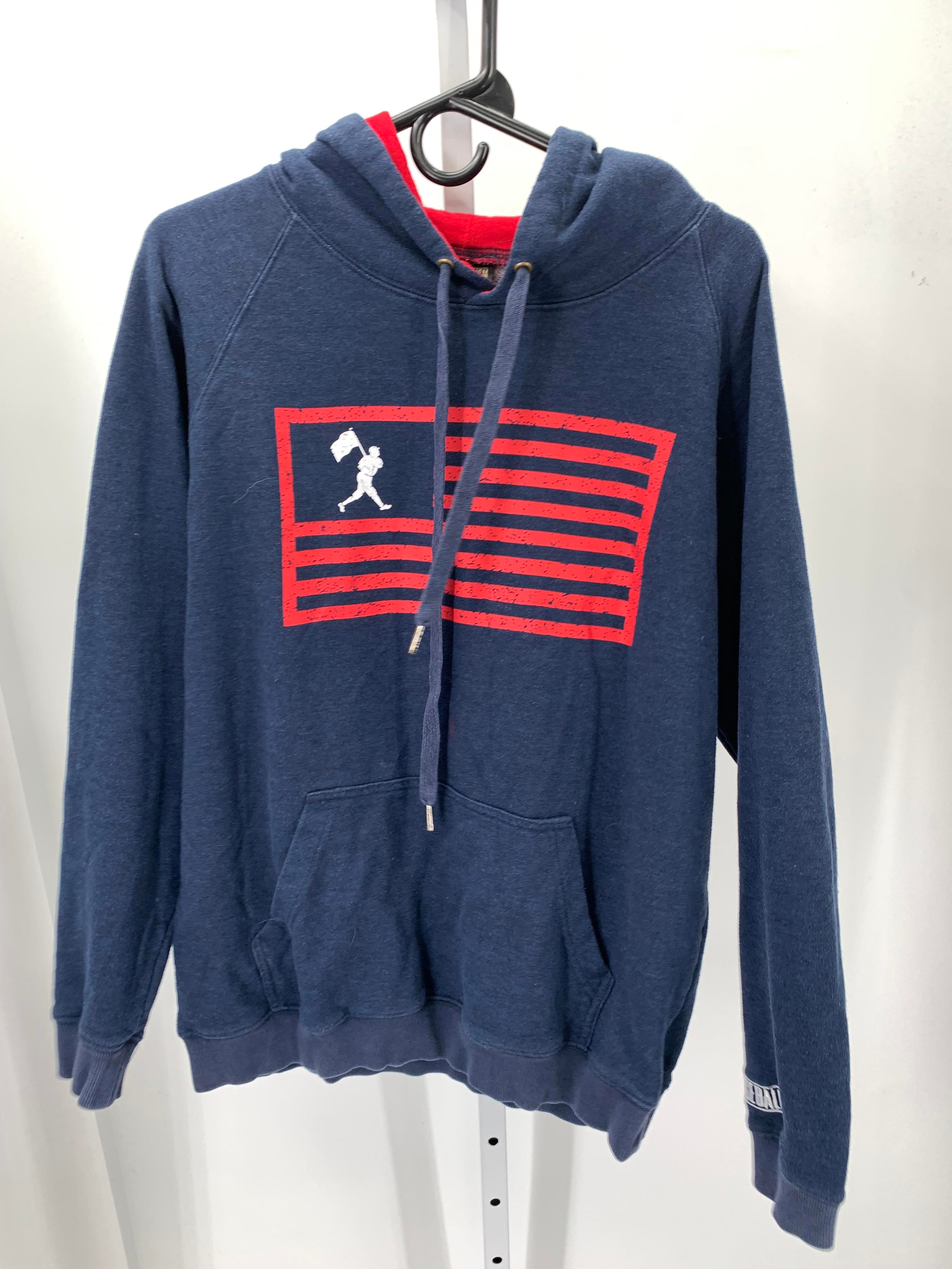 RED FLAG HOODED KNIT.