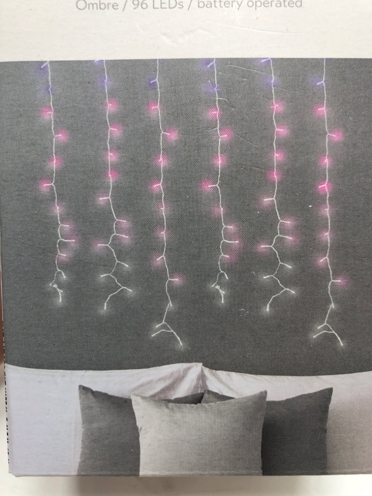 NIB LED CURTAIN LIGHTS.