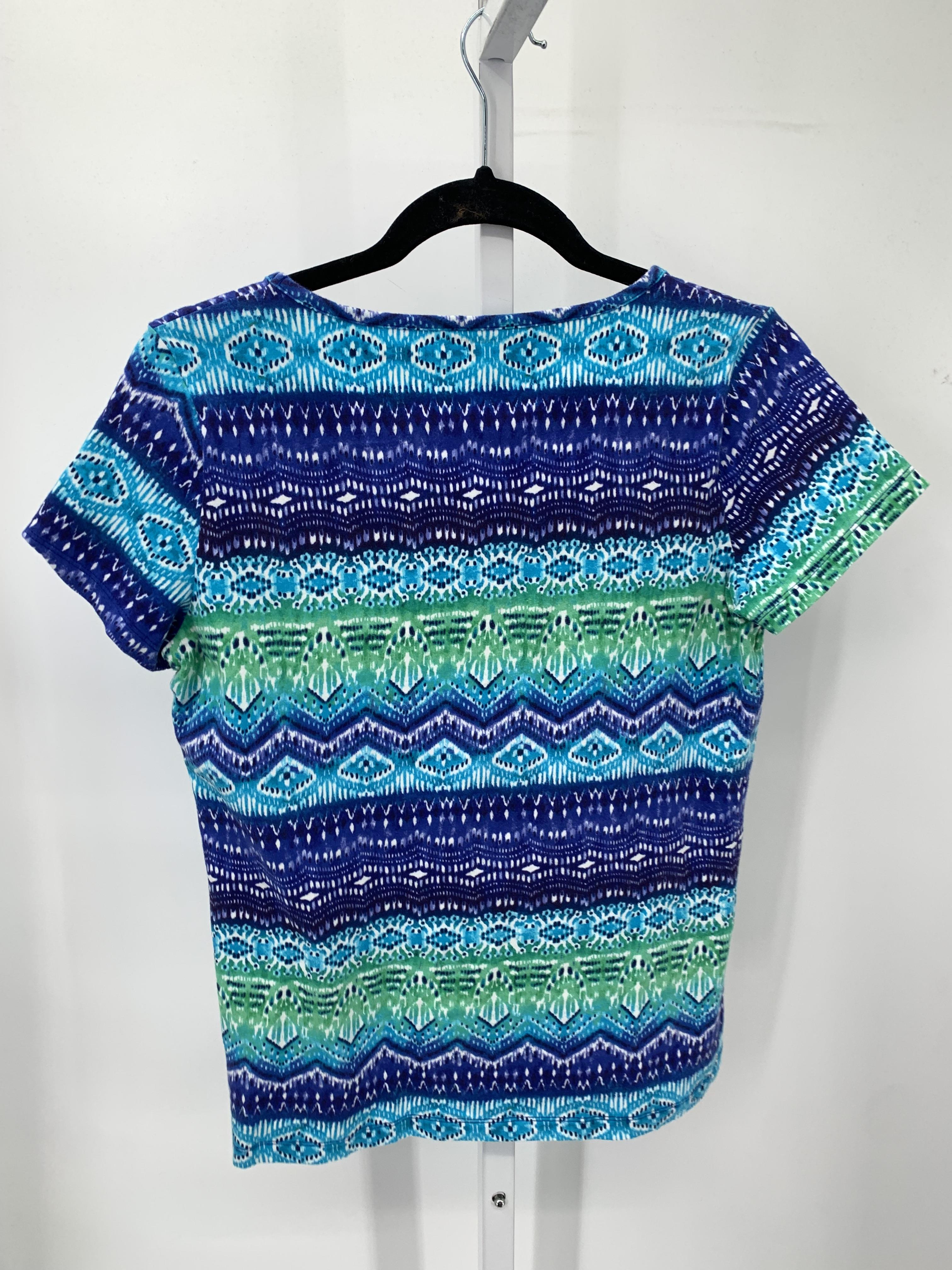 Jones New York Size Medium Misses Short Sleeve Shirt
