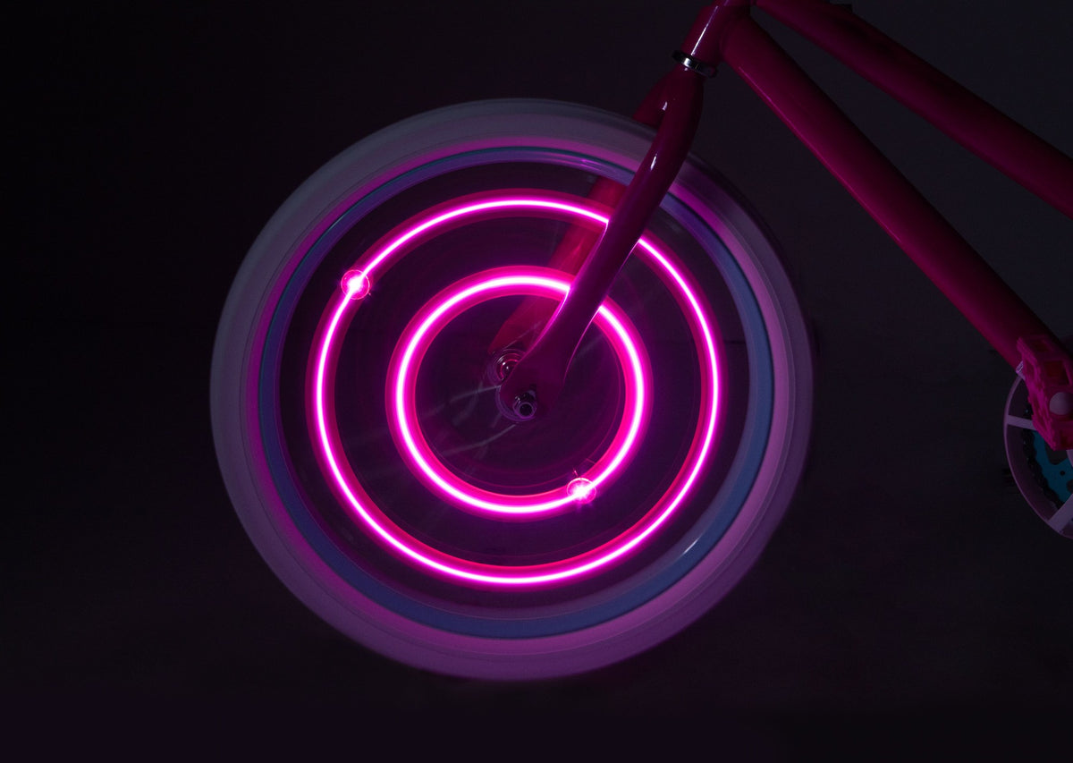 Brightz OrbitBrightz LED Bike Spoke Lights  Pink  2-Pack -