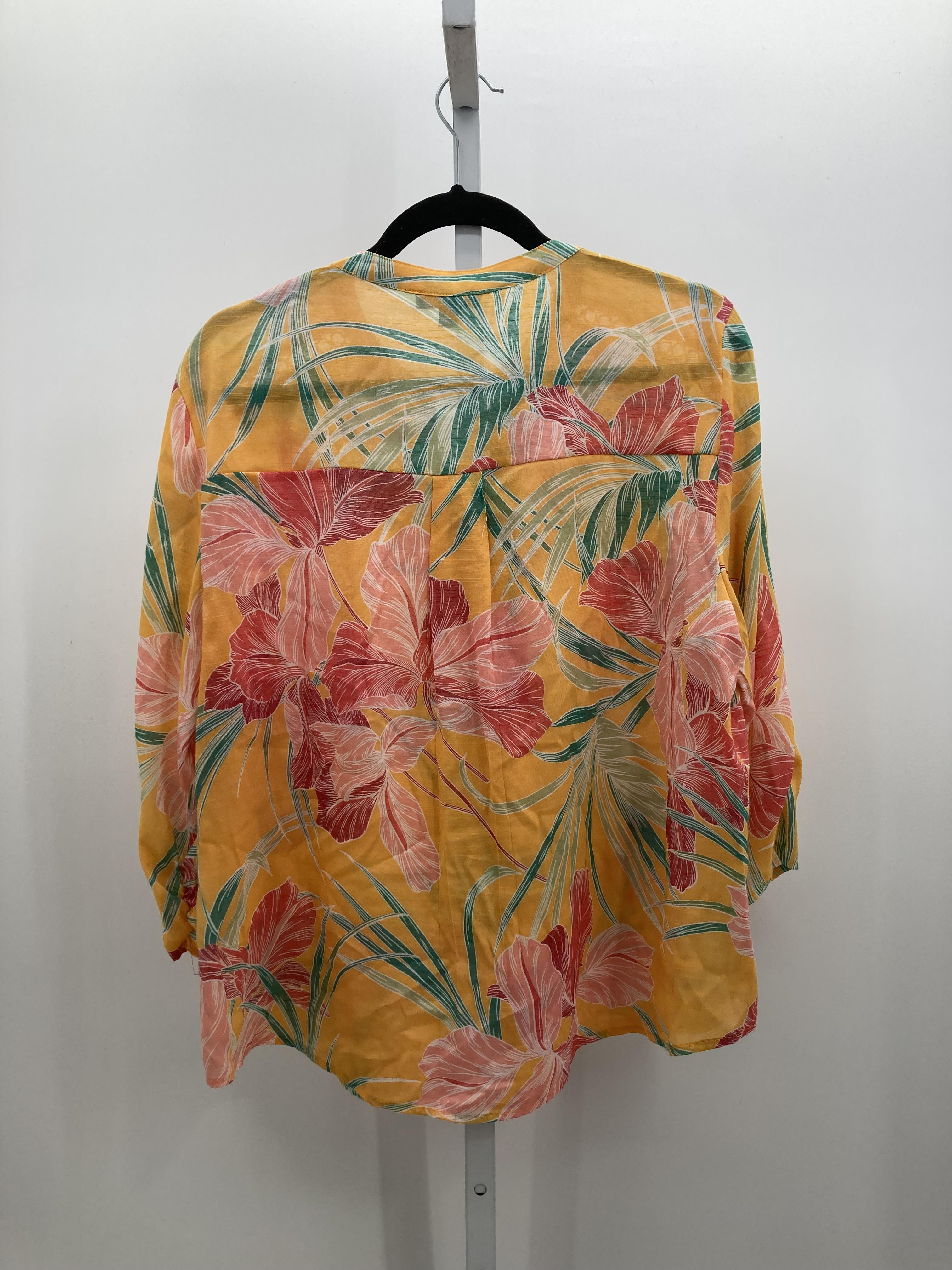 cocomo Size Extra Large Misses 3/4 Sleeve Shirt