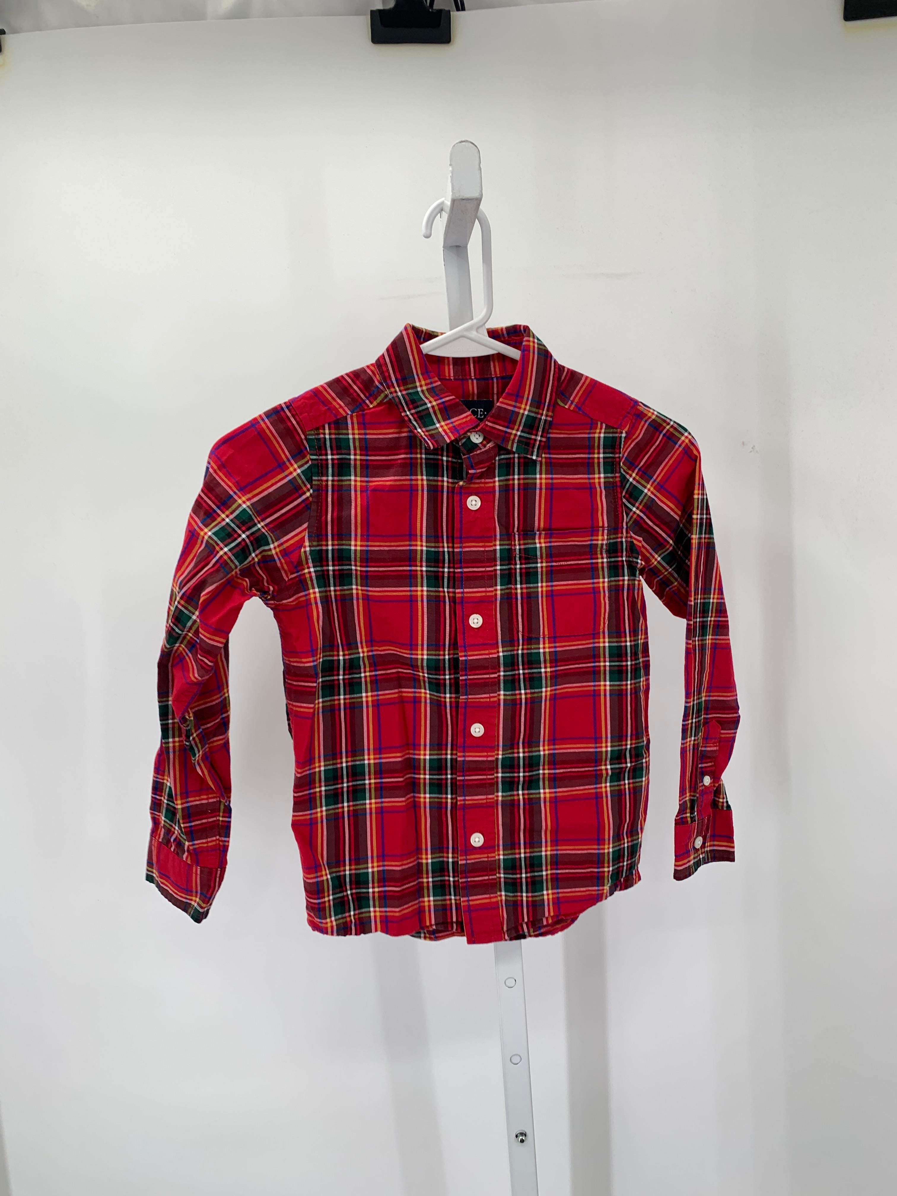 PLAID BTN DOWN